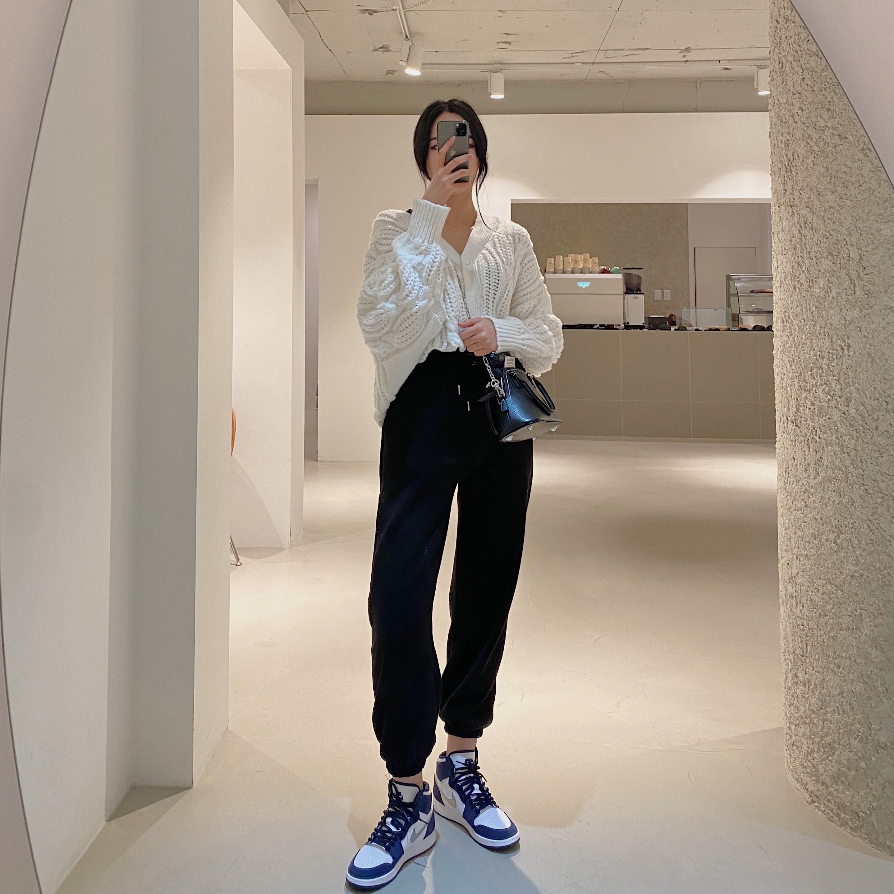 (GS) Jordan 1 Retro High OG CO.JP Midnight Navy, Jordan 1 Retro High OG CO.JP Midnight Navy 착용 스타일