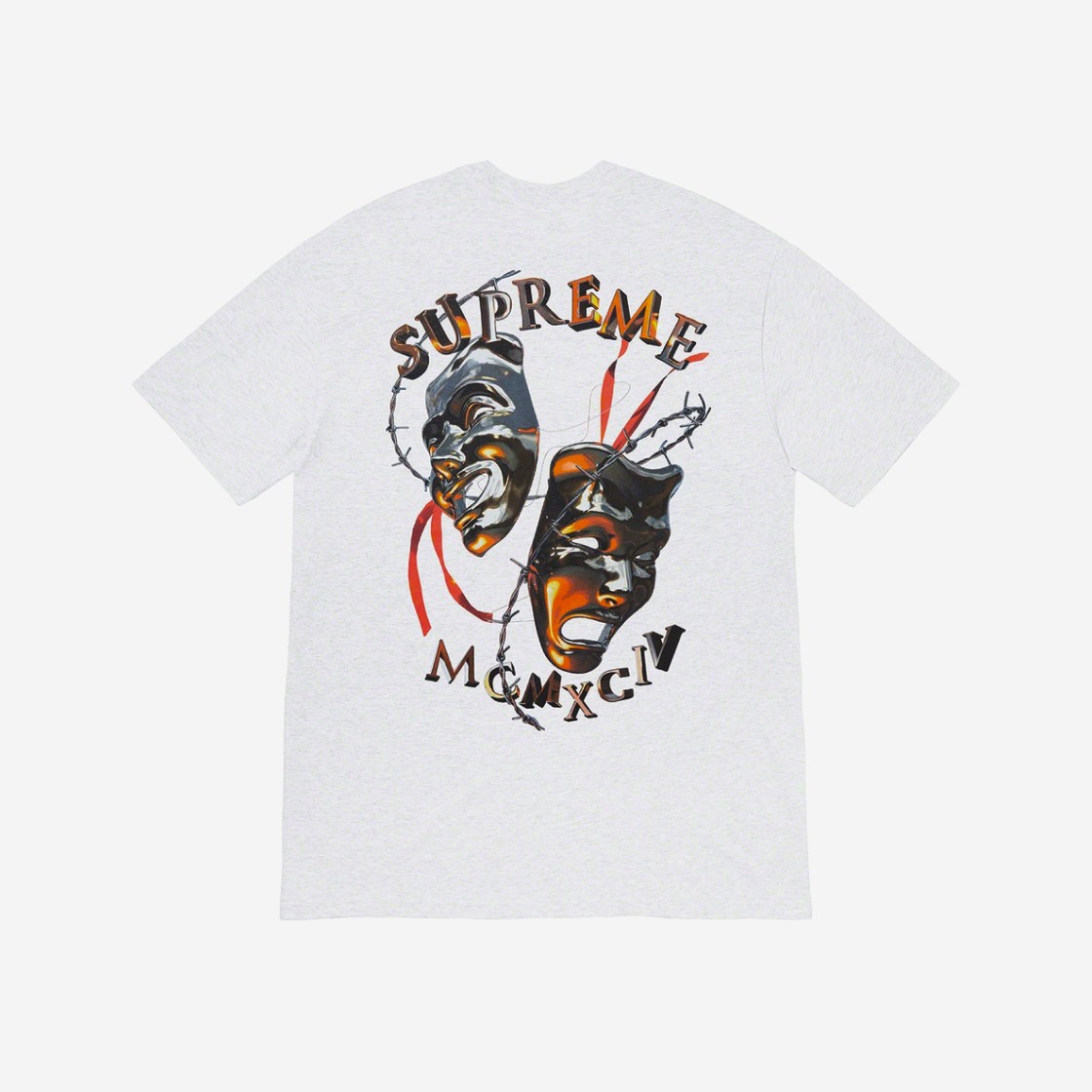 Supreme Laugh Now T-Shirt Ash Grey - 20SS 상세 이미지 2