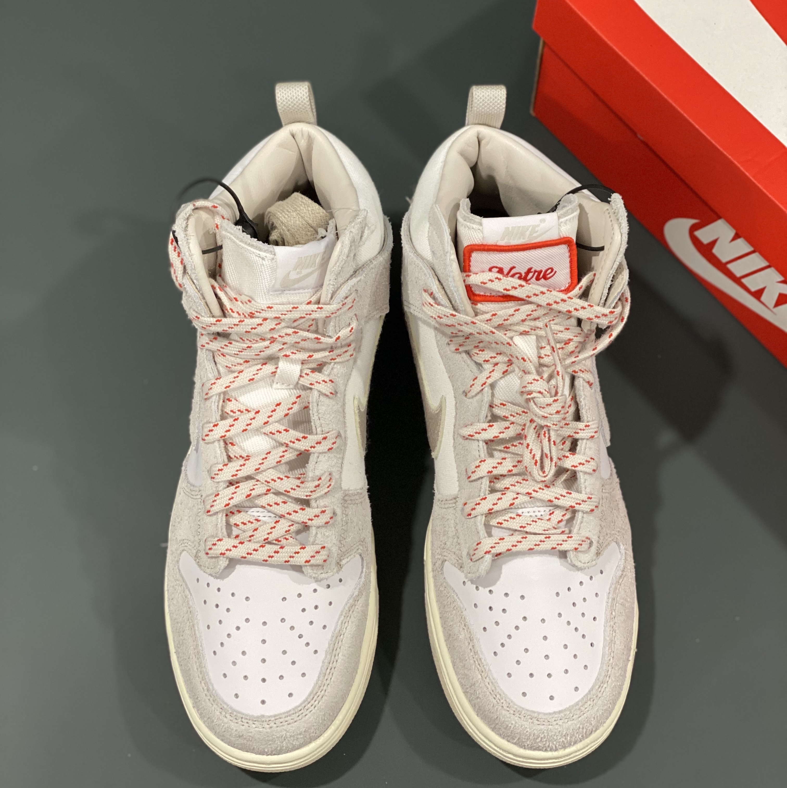 Nike x Notre Dunk High Light Orewood Brown 착용 스타일 - 4