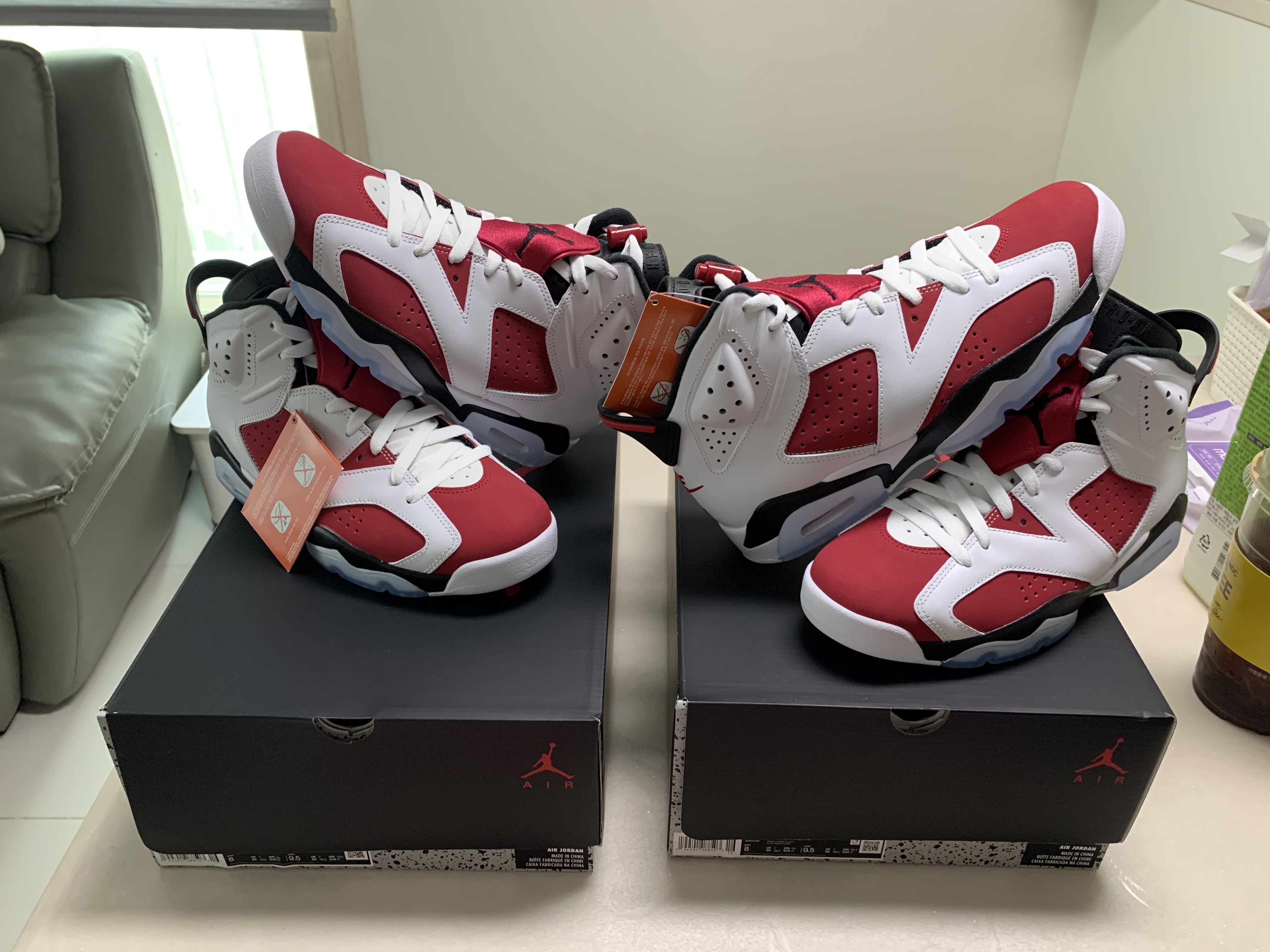 Jordan 6 Retro Carmine 2021 착용 스타일 - 2