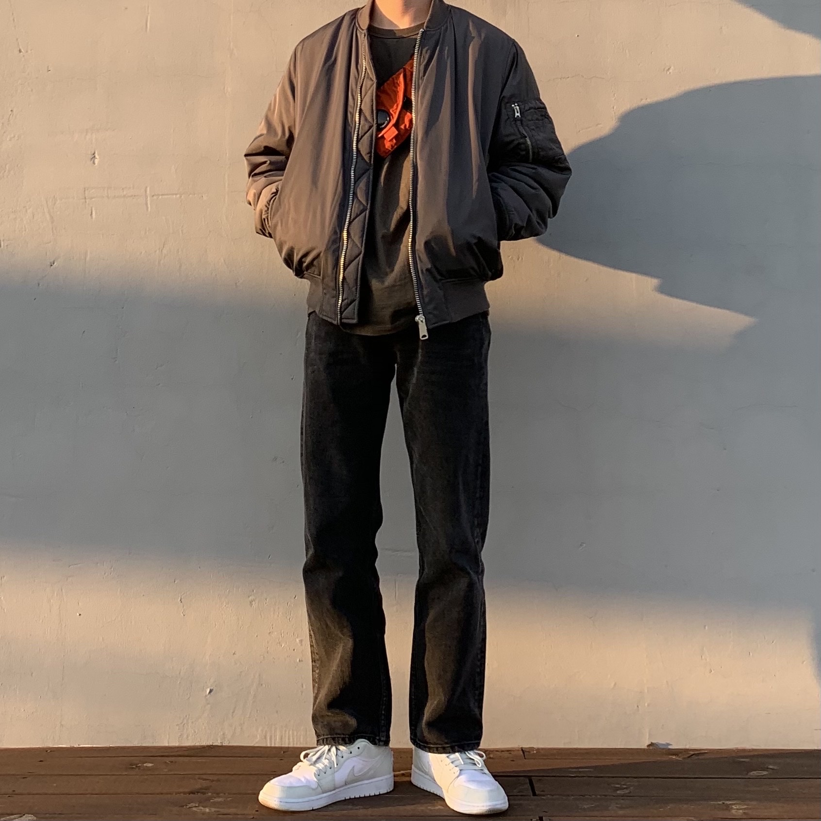 (W) Jordan 1 Low Spruce Aura 착용 스타일