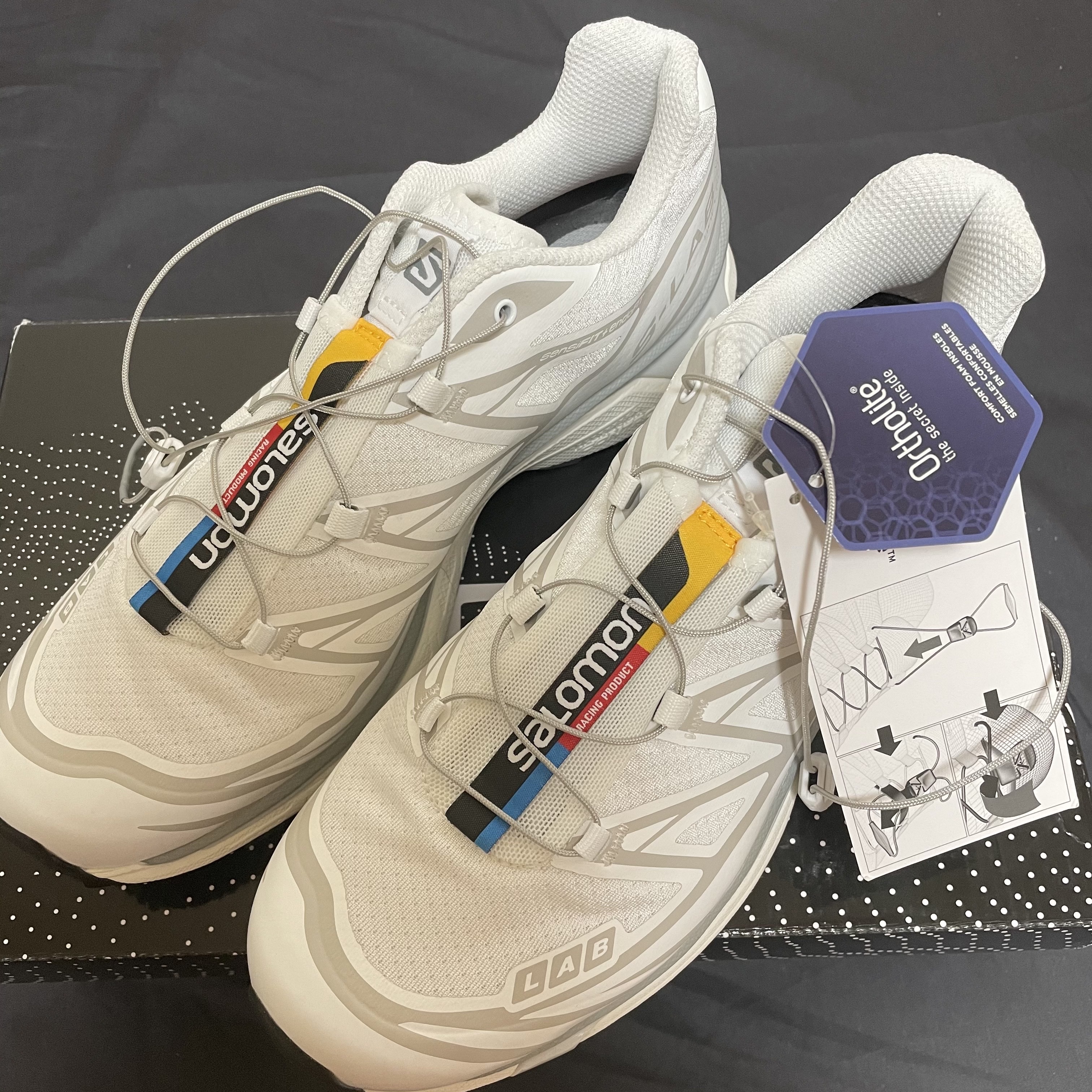 Salomon XT-6 ADV White 착용 스타일