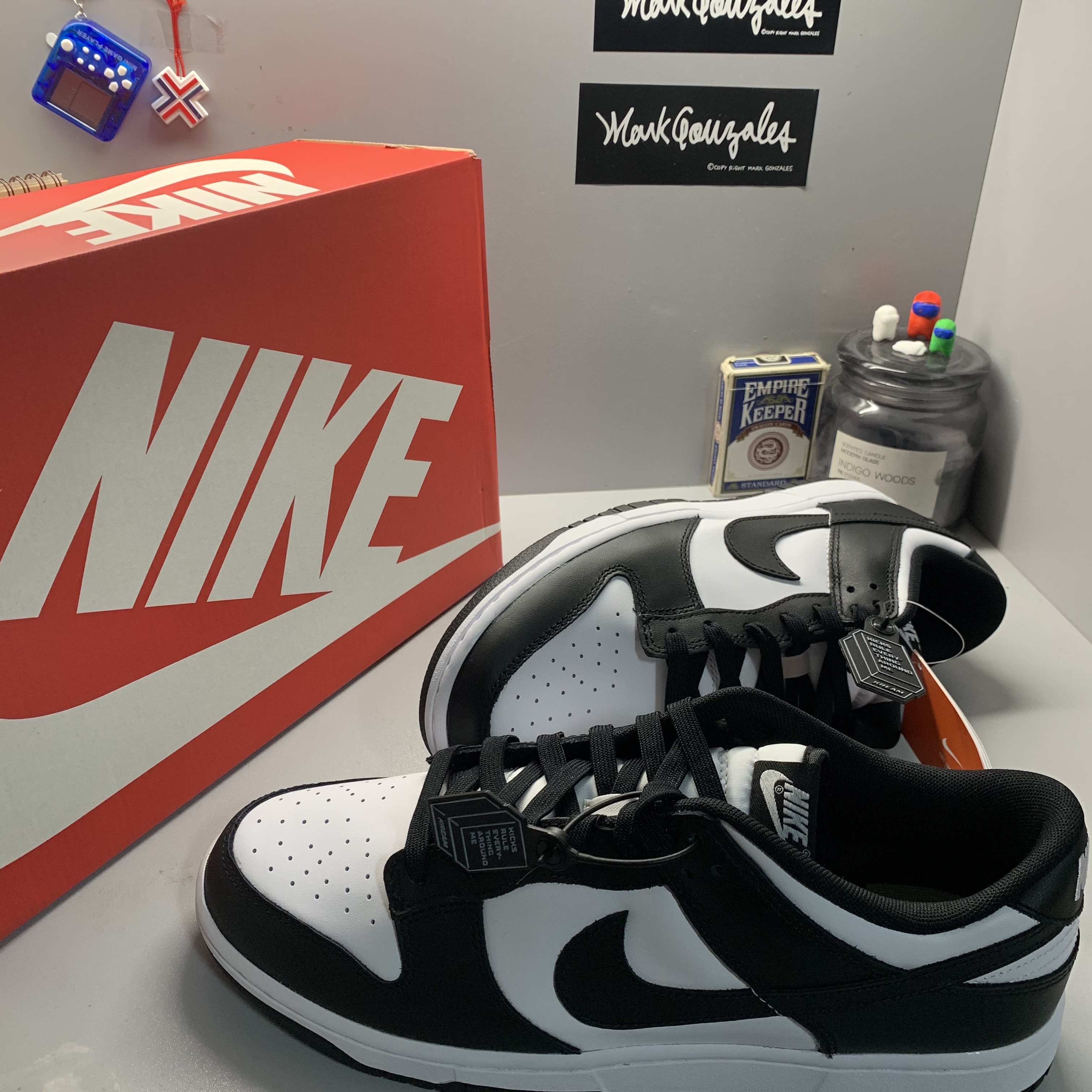 Nike Dunk Low Retro Black 착용 스타일 - 3