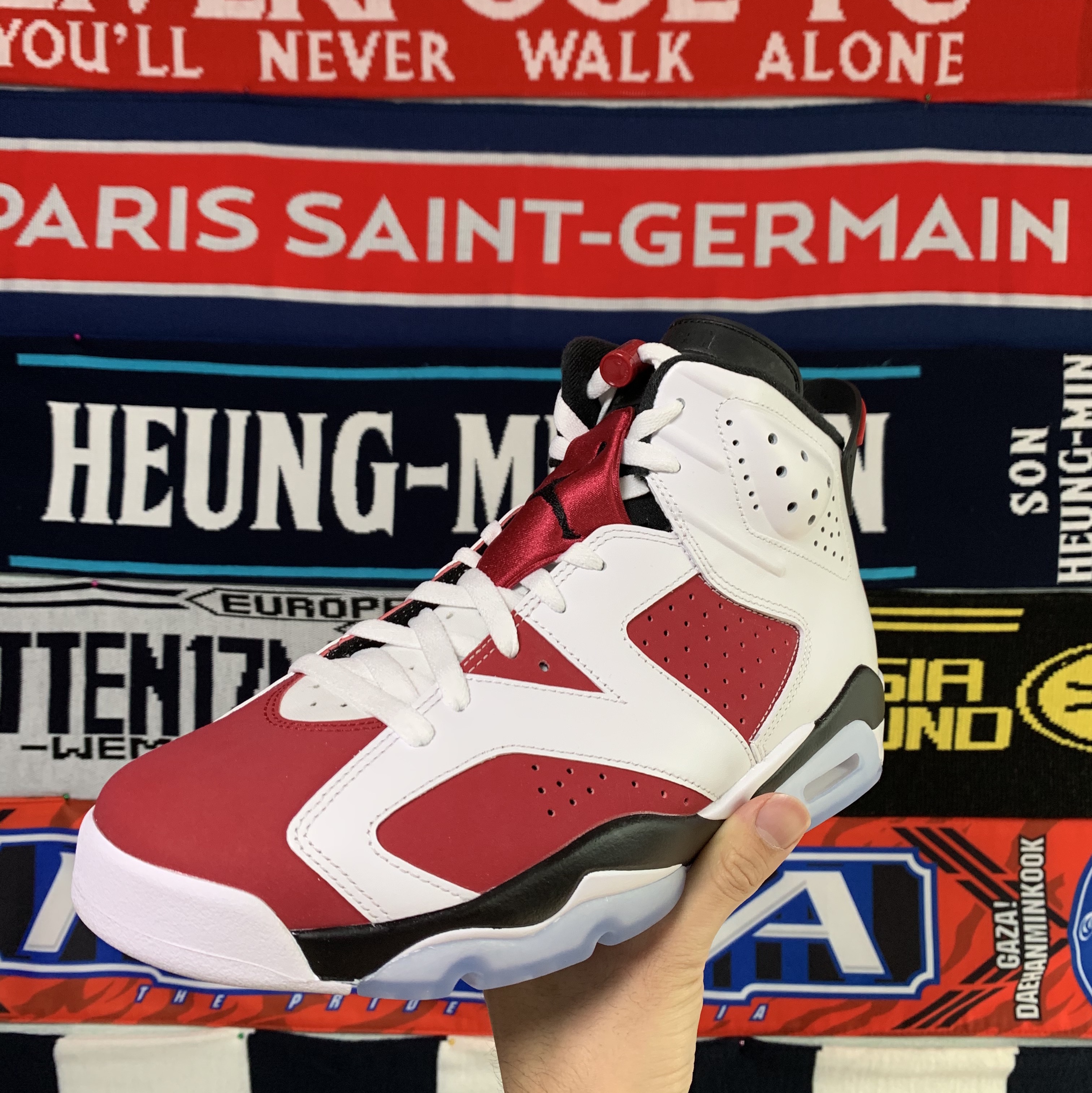 Jordan 6 Retro Carmine 2021 착용 스타일