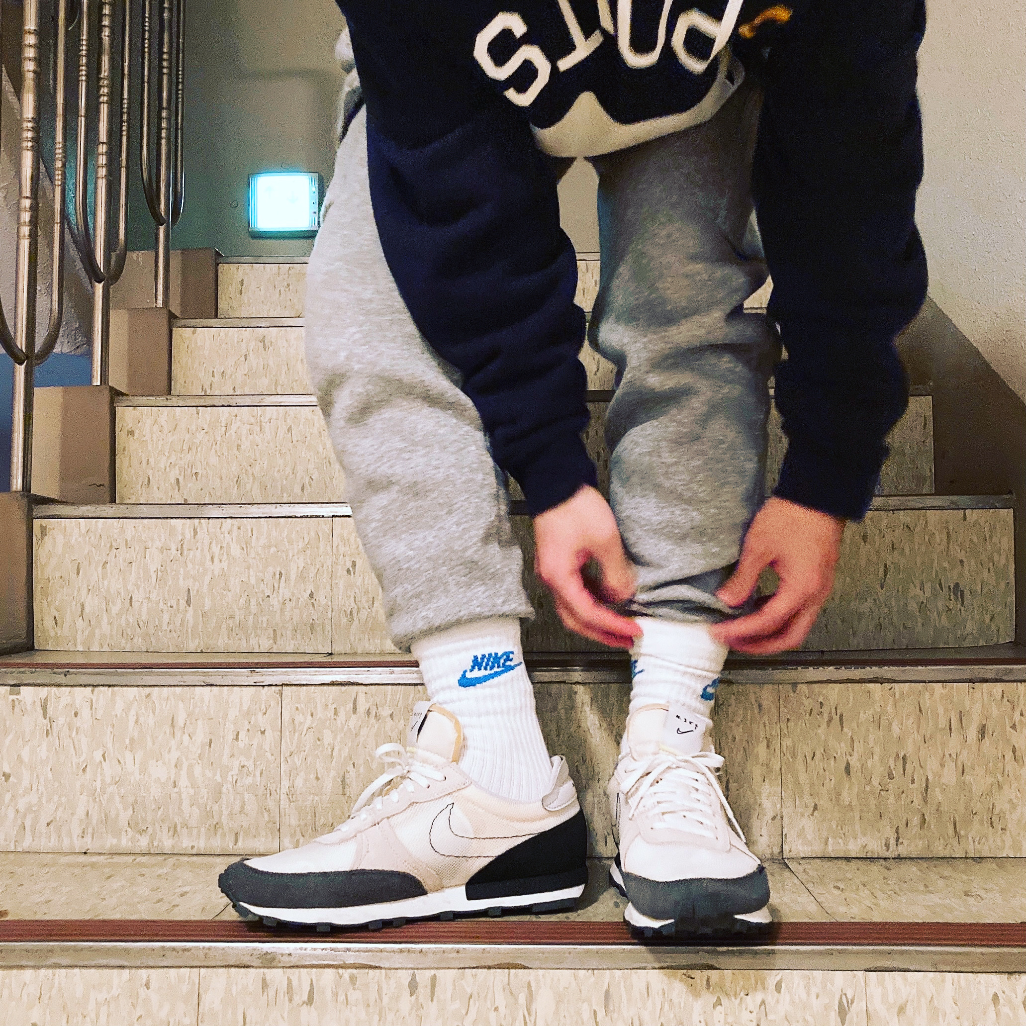 Nike Daybreak Type N.354 White 착용 스타일