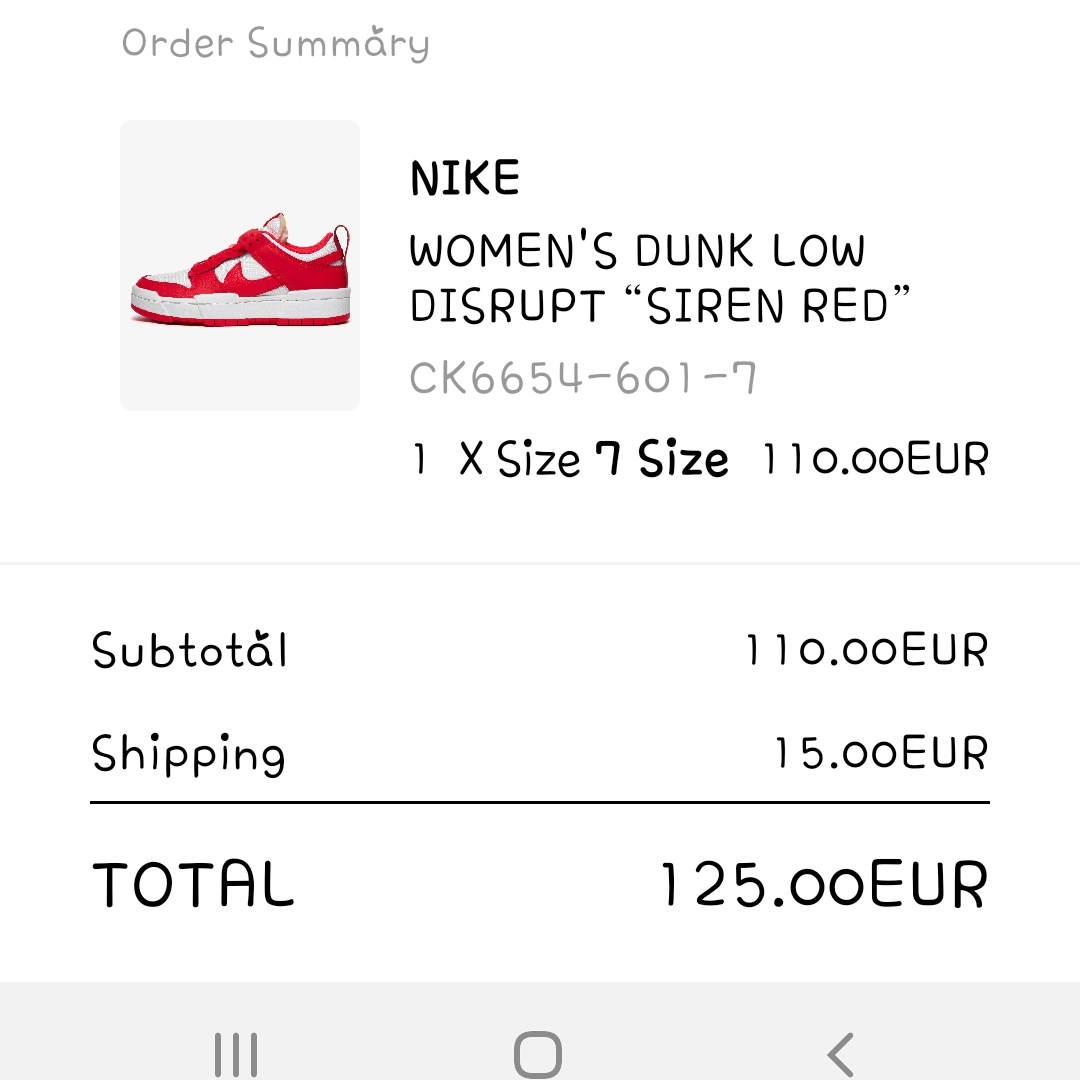 (W) Nike Dunk Low Disrupt Siren Red 착용 스타일