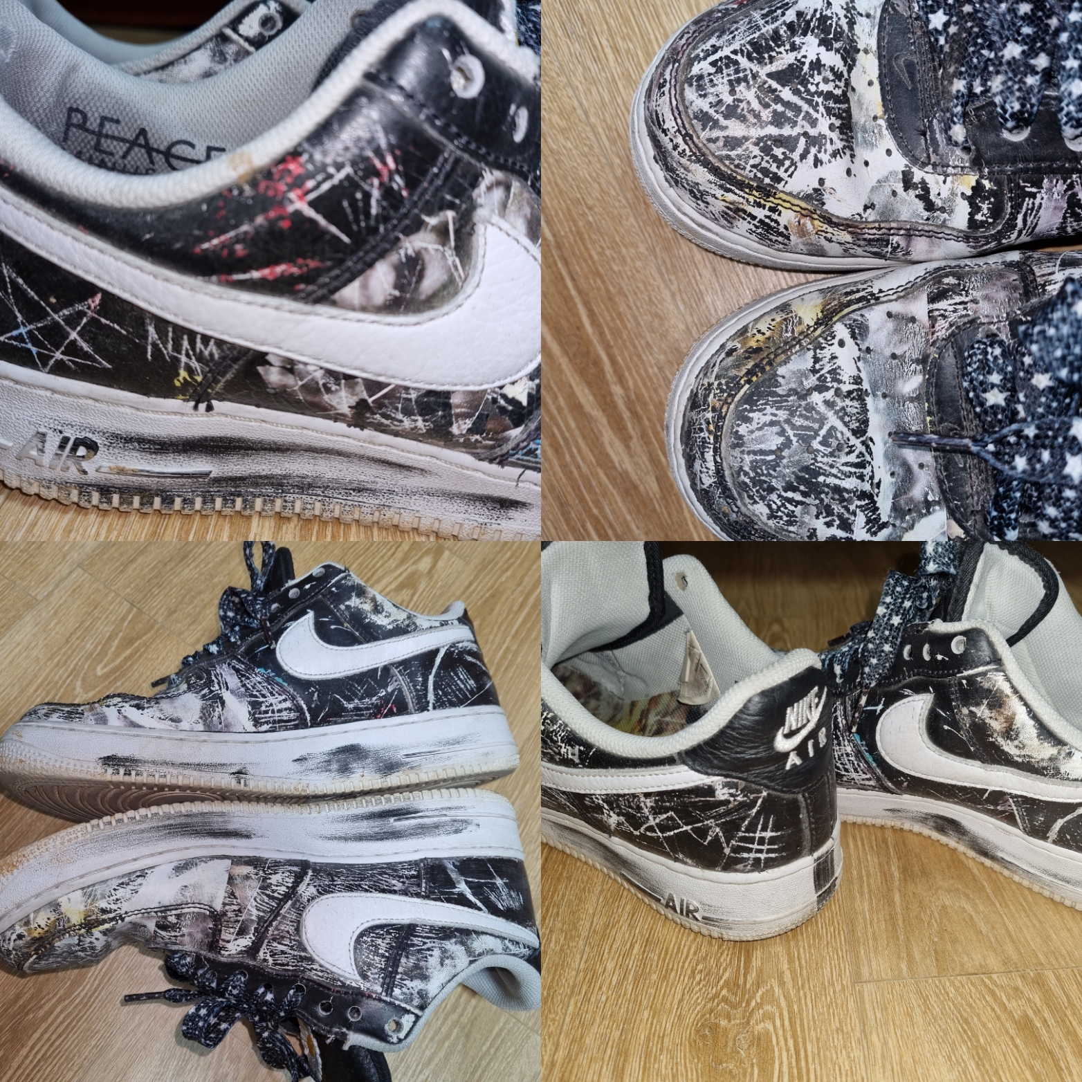 Nike x Peaceminusone Air Force 1 Low Para-Noise 착용 스타일 - 2