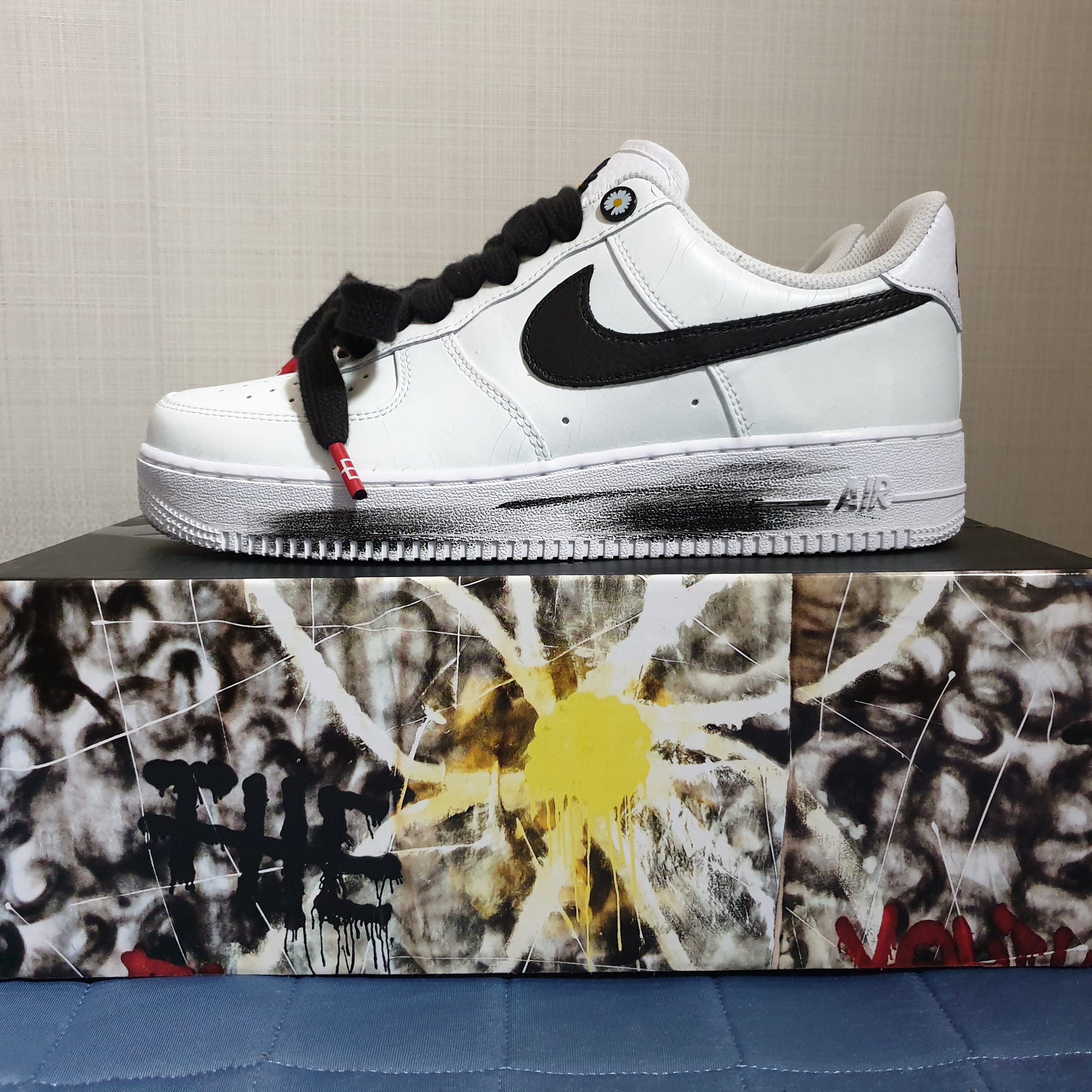 Nike x Peaceminusone Air Force 1 Low Para-Noise 2.0 착용 스타일 - 2