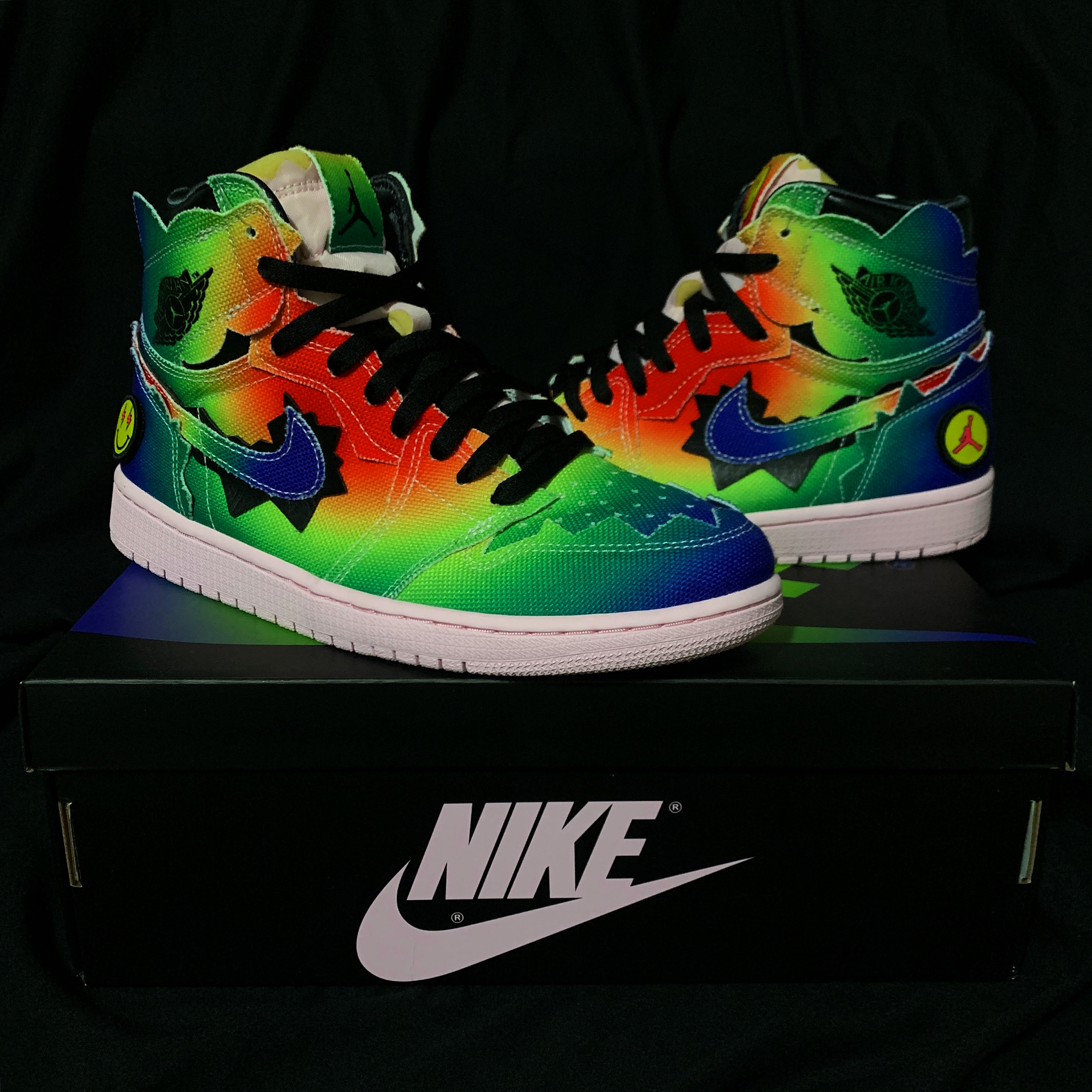 Jordan 1 x J Balvin Retro High OG 착용 스타일