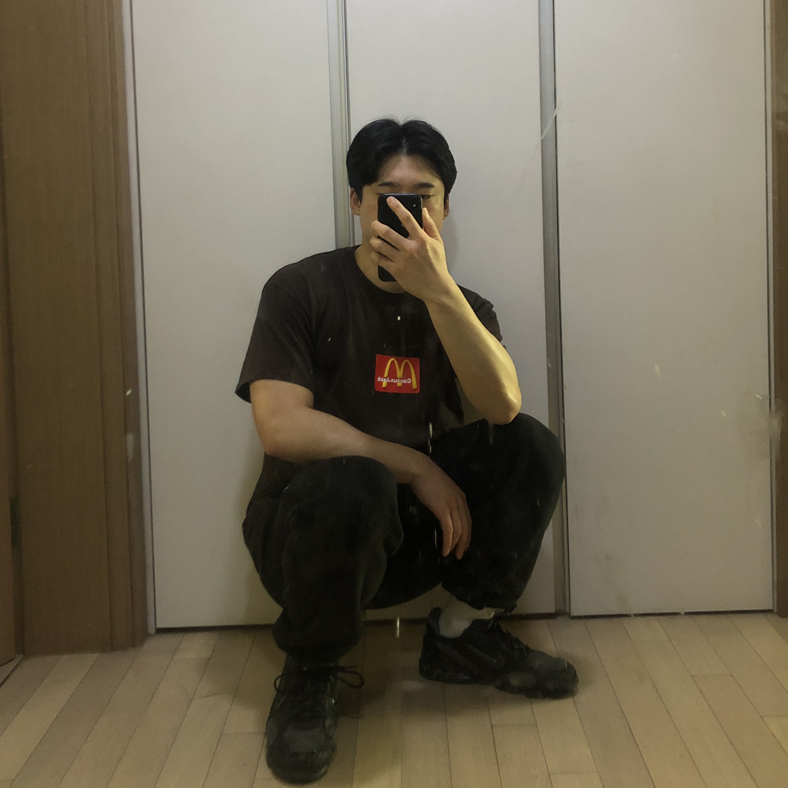 Nike Air Zoom Spiridon Cage 2 SE Black 착용 스타일