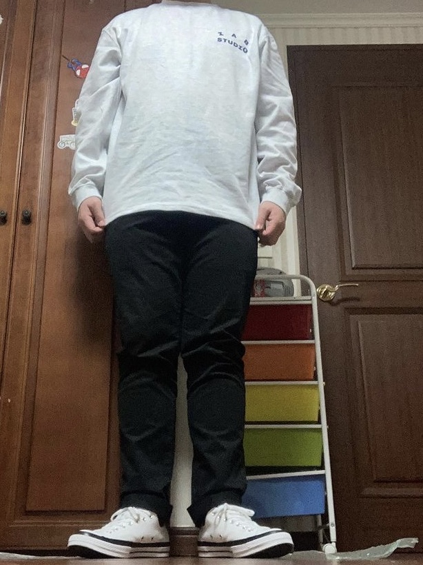 IAB Studio Long Sleeve Light Gray, Converse x Moncler x Fragment Chuck 70 Ox White 착용 스타일