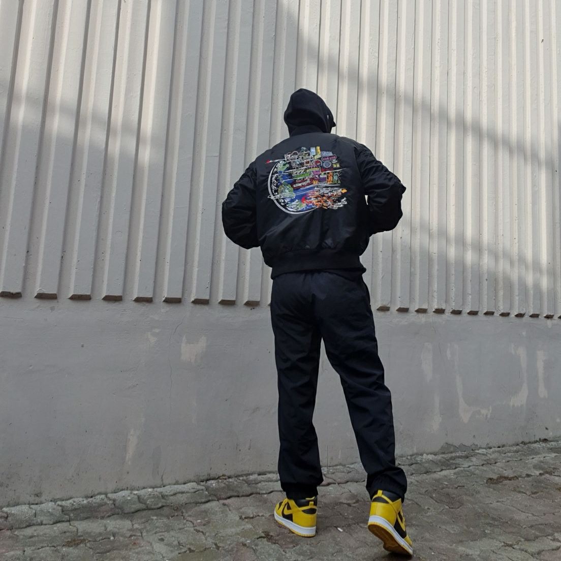 Supreme x Nike Jewel Reversible Ripstop Pants Black - 20FW, Nike Dunk High SP Varsity Maize 착용 스타일