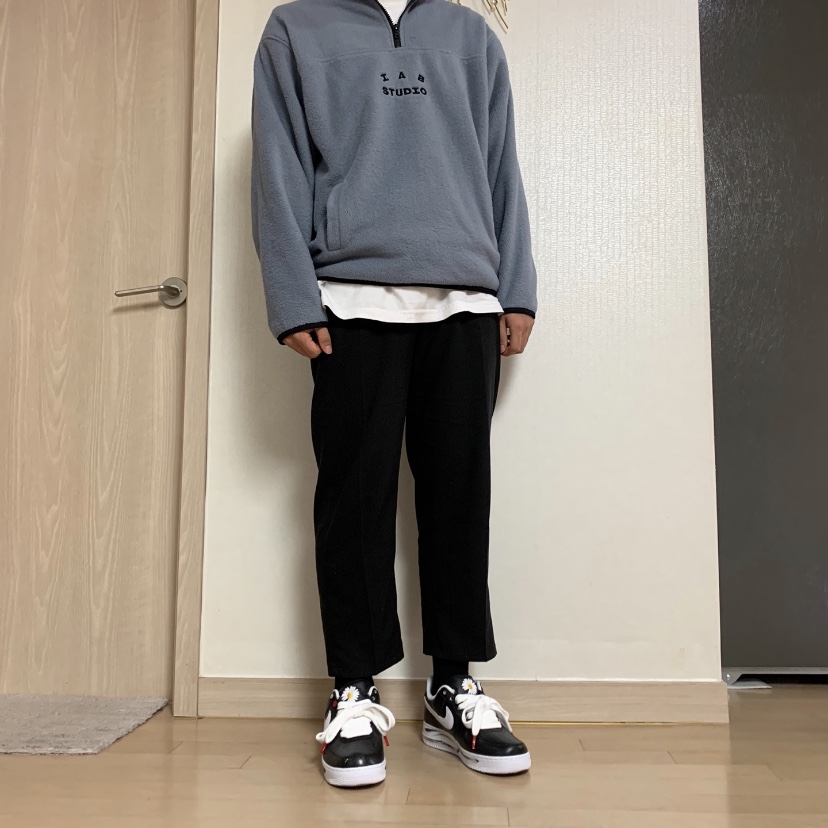 Nike x Peaceminusone Air Force 1 Low Para-Noise 착용 스타일