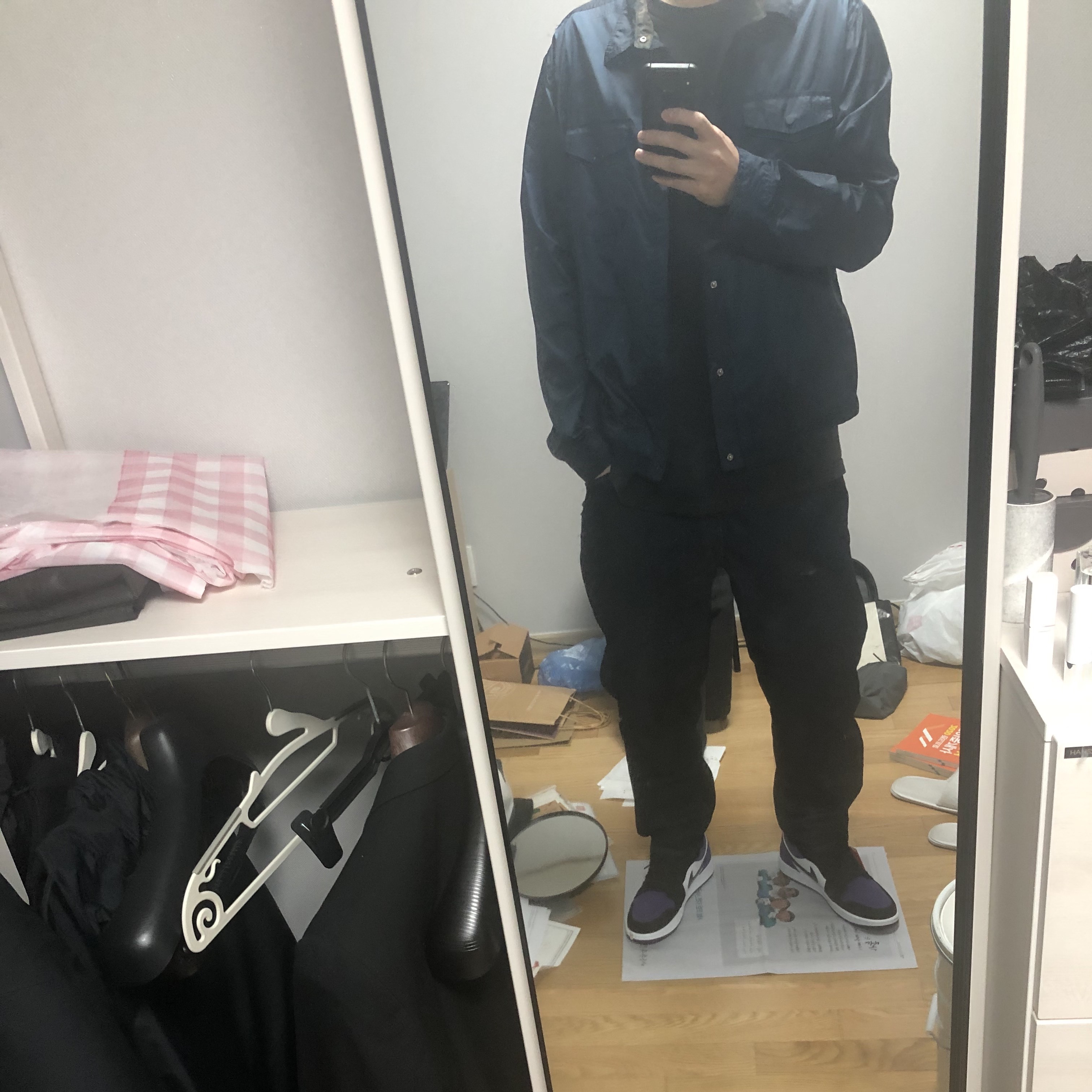 Jordan 1 Low Court Purple 착용 스타일