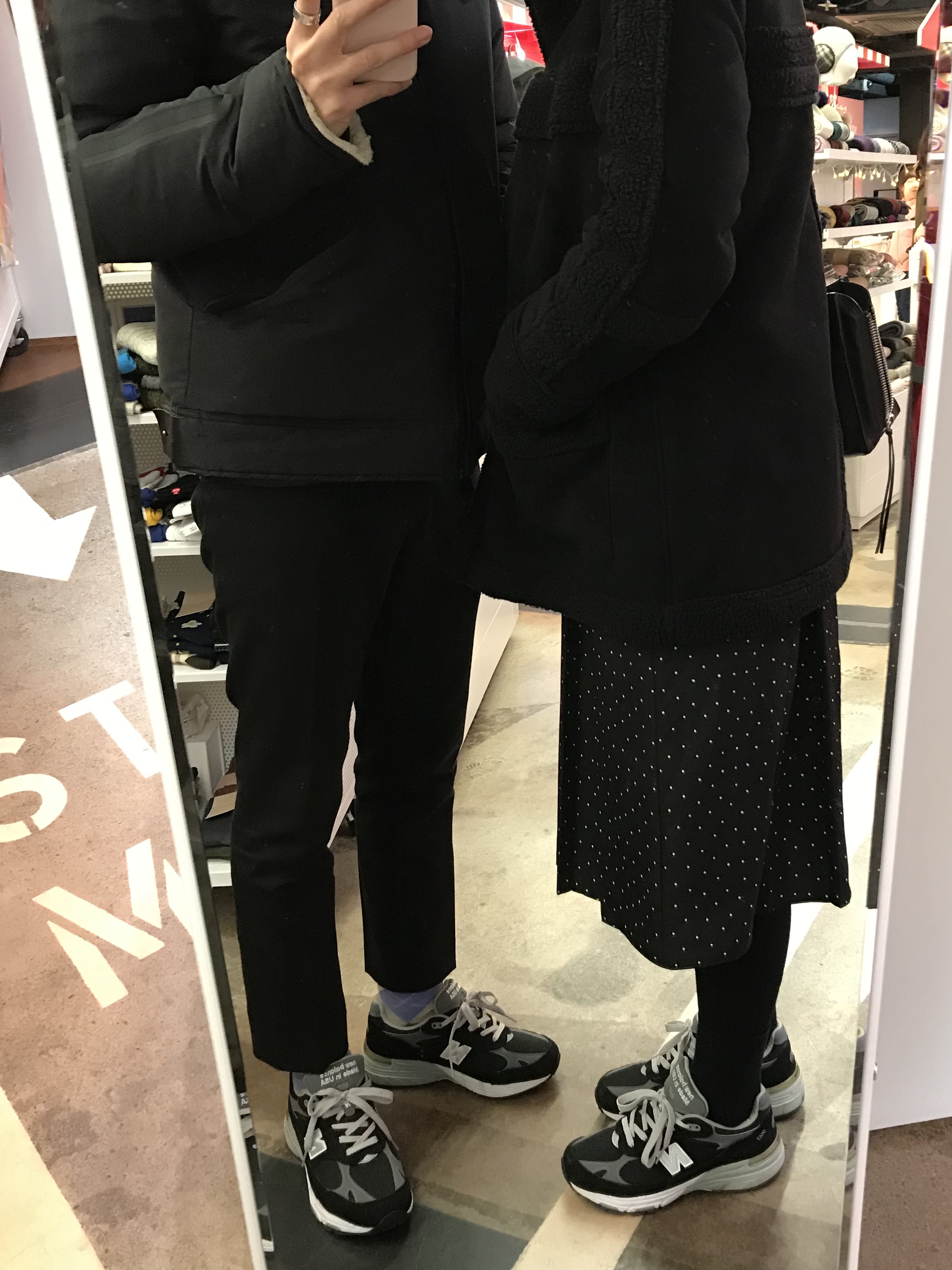 New Balance 993 Made in USA Black - D Standard, (W) New Balance 993 Made in USA Black - B Standard 착용 스타일