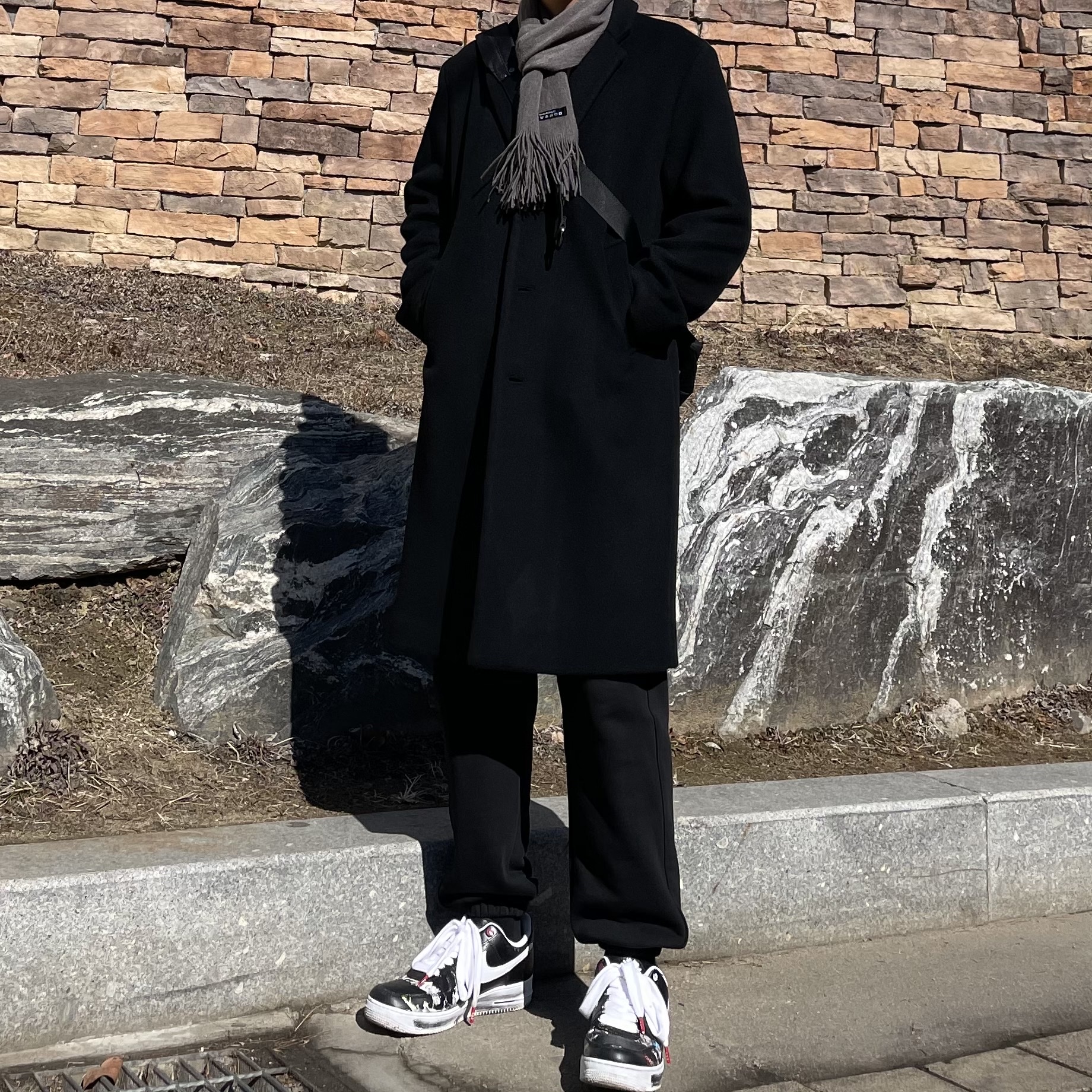 Nike x Peaceminusone Air Force 1 Low Para-Noise 착용 스타일