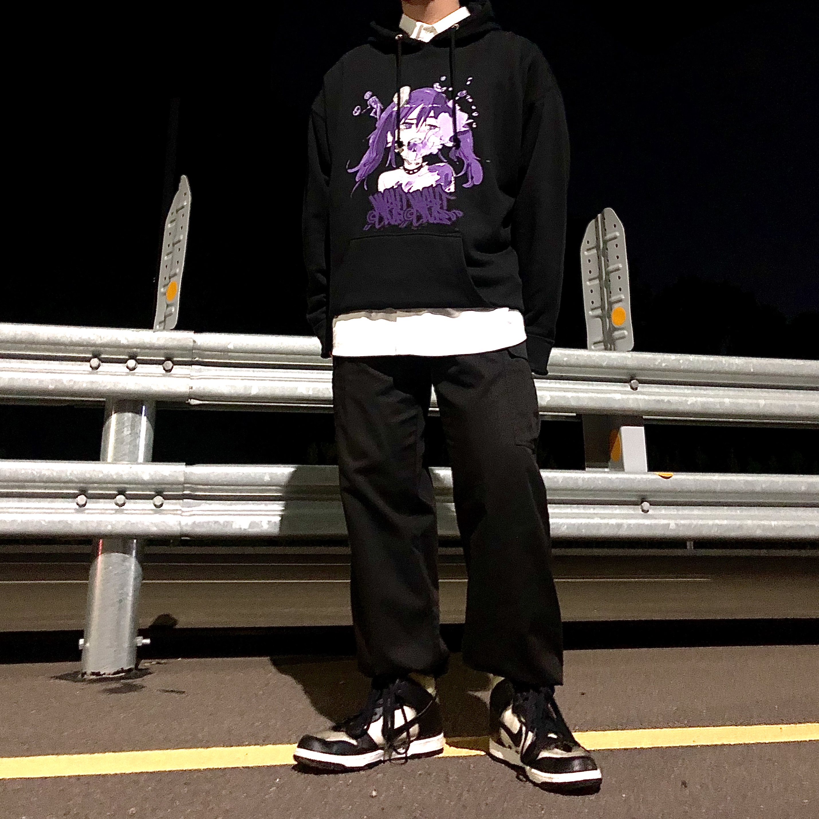 Nike x Comme des Garcons Homme Plus Dunk High Clear 착용 스타일