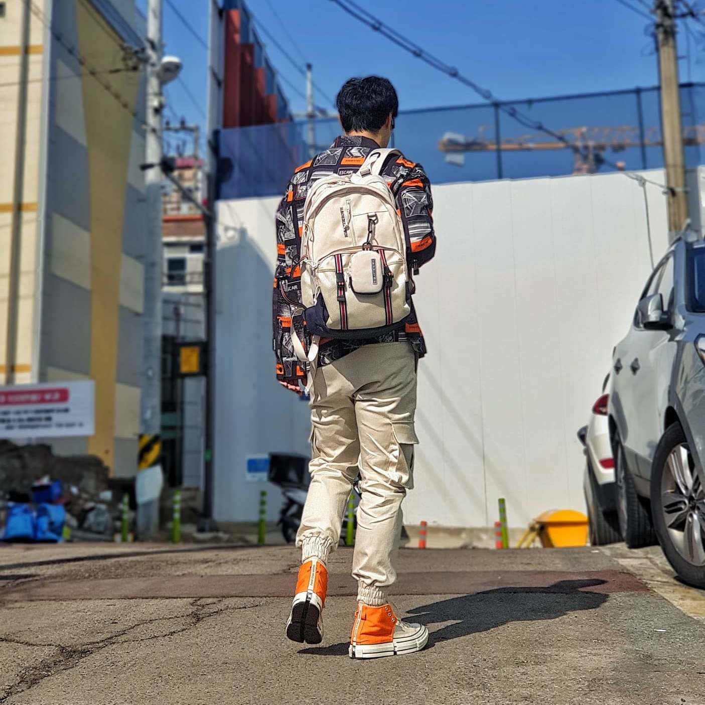 Converse x Feng Chen Wang Chuck 70 2-in-1 Persimmon Orange 착용 스타일 - 1