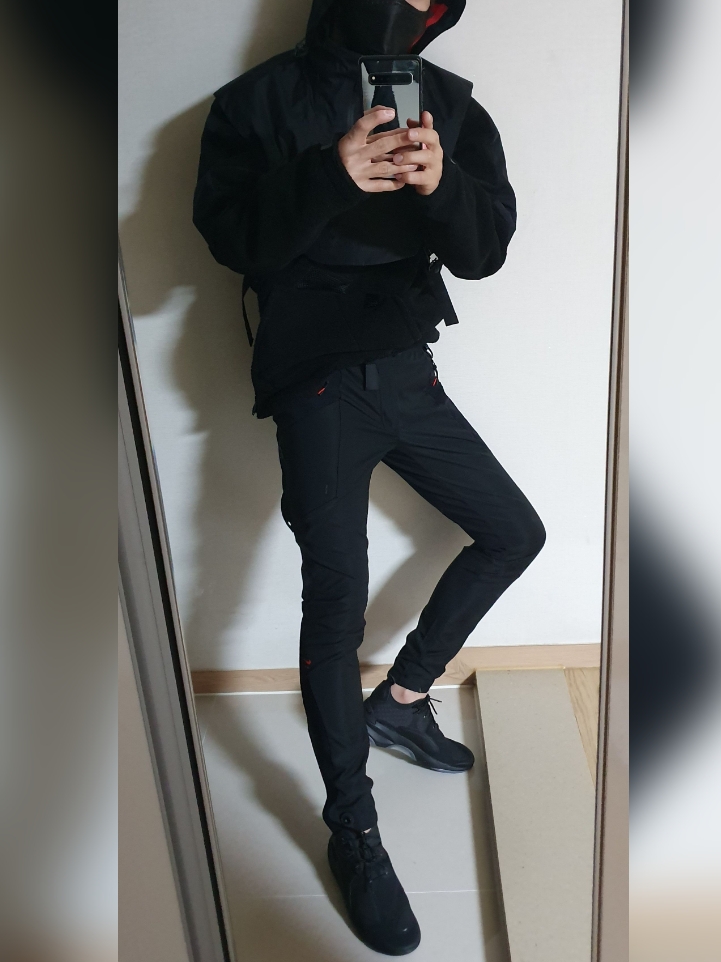 Nike x Matthew M Williams NRG Beryllium Pants Black, Nike x Matthew M Williams Joyride CC3 Setter Black 착용 스타일