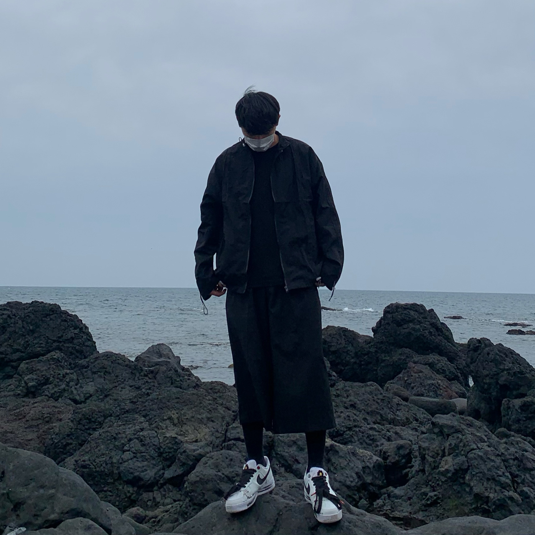 Nike x Peaceminusone Air Force 1 Low Para-Noise 2.0 착용 스타일