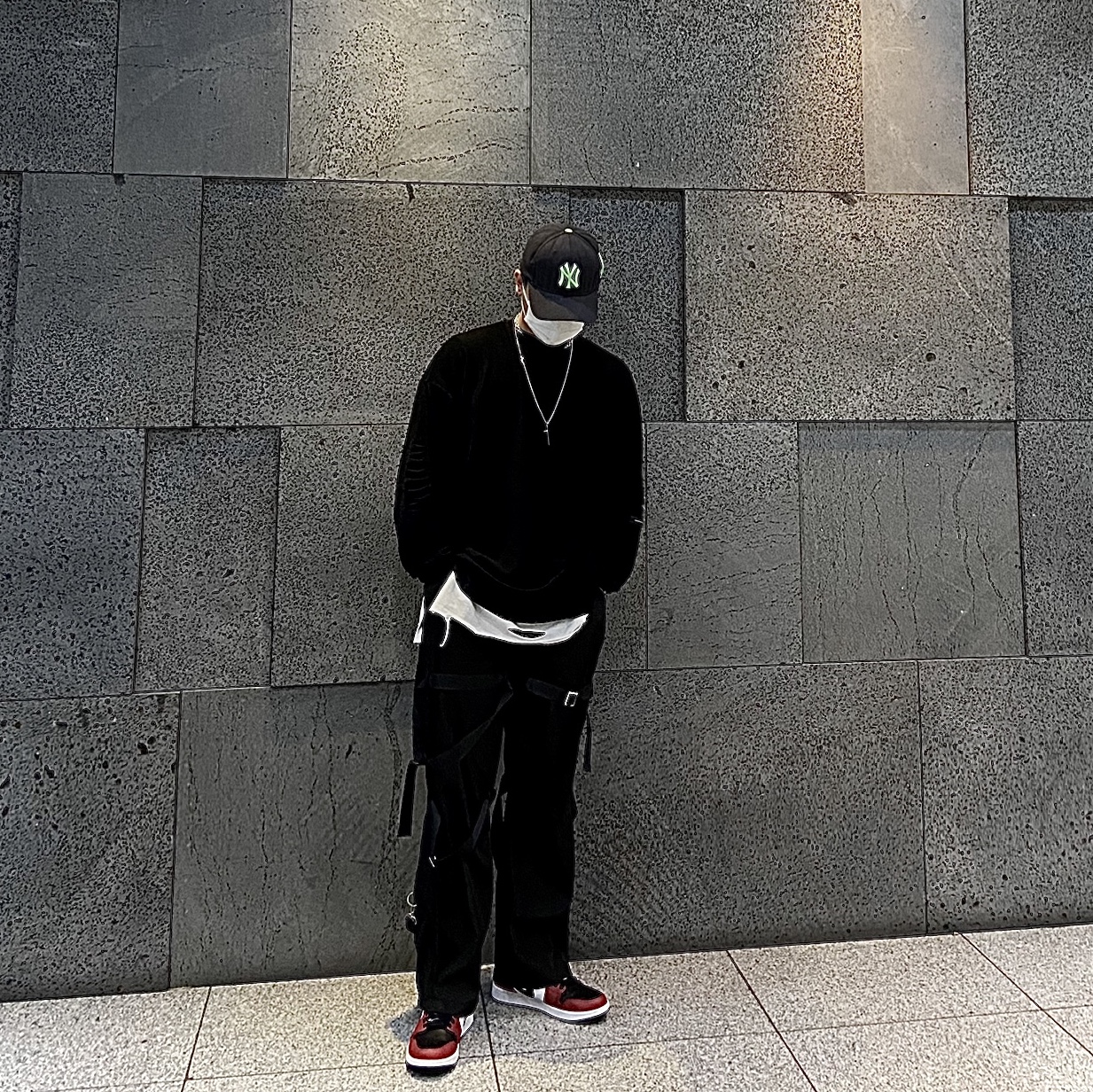Jordan 1 Mid Chicago Black Toe 착용 스타일