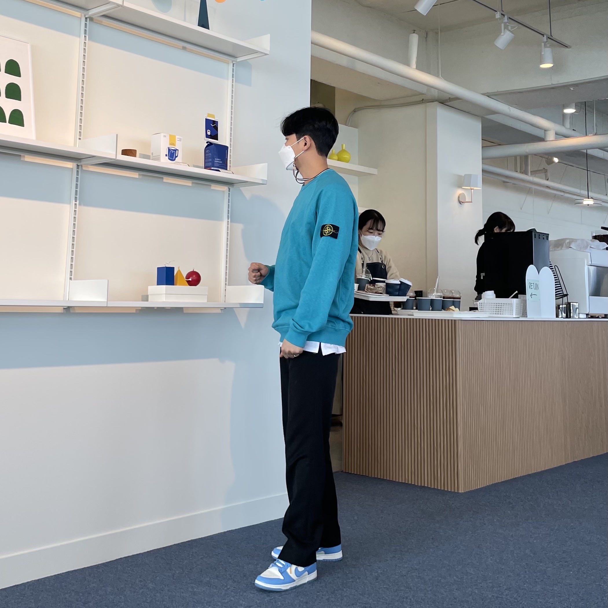 (W) Nike Dunk Low Coast 착용 스타일