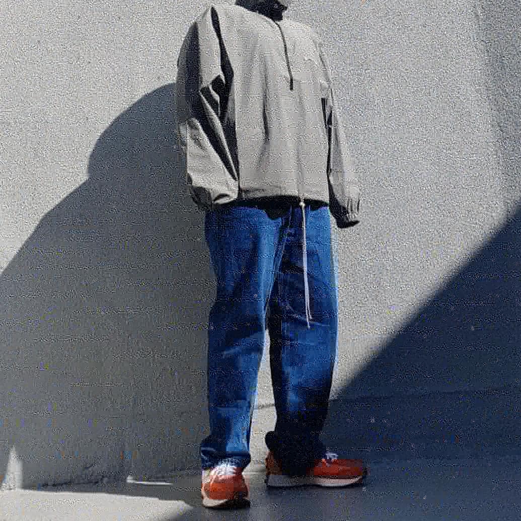 New Balance 327 Orange, Essentials Track Jacket Silver Reflective - 20SS 착용 스타일