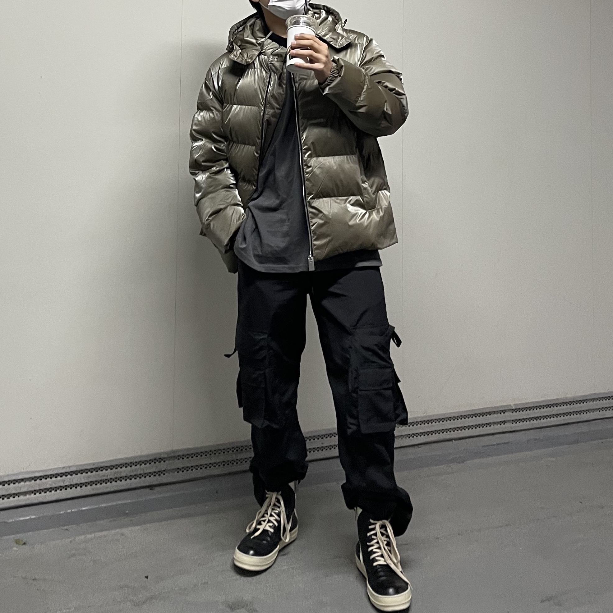 Stussy x Rick Owens 40 WT T-Shirt 착용 스타일