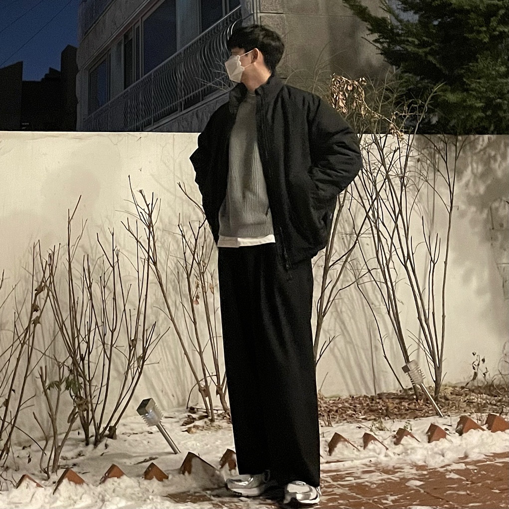 New Balance 860v2 White Black 착용 스타일