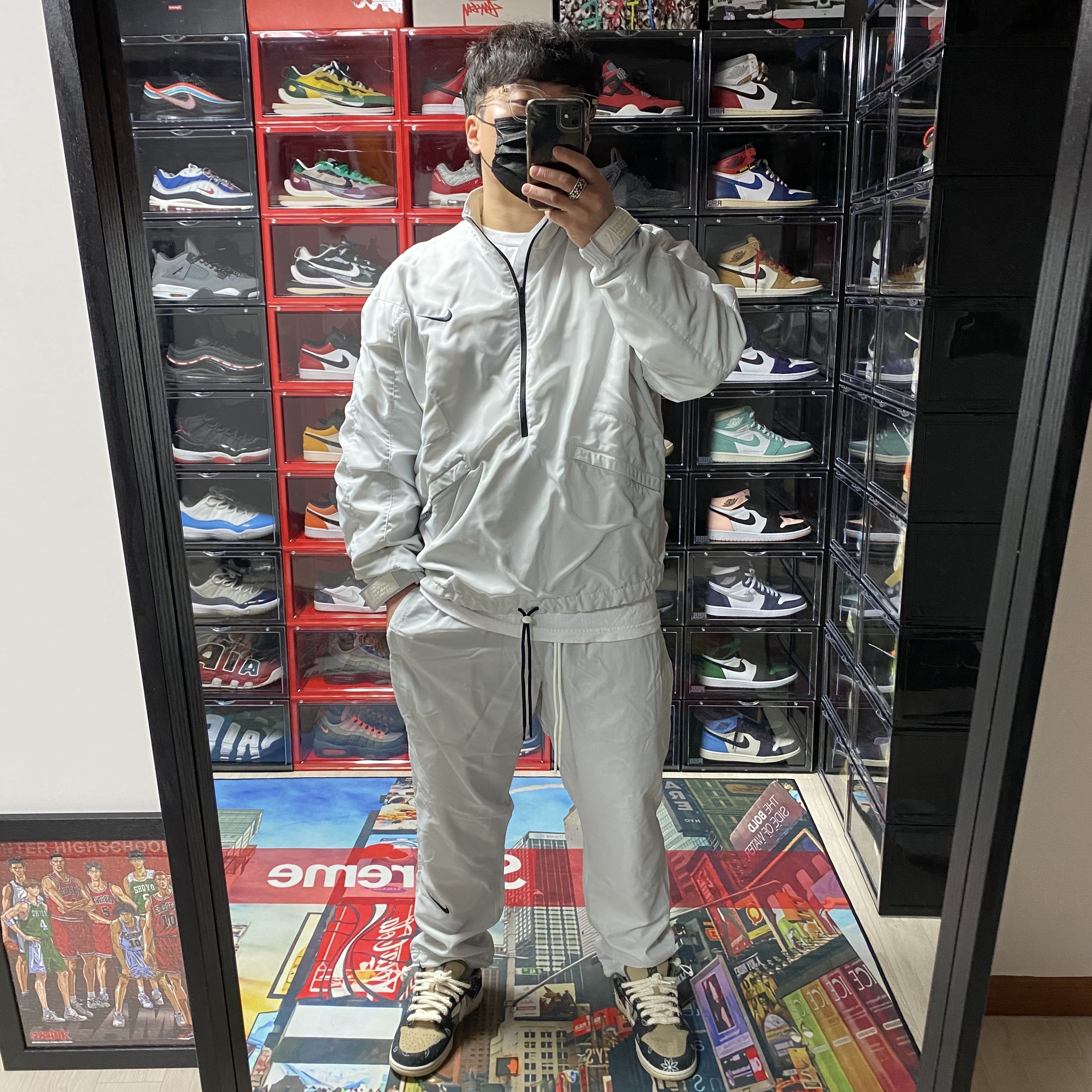 Nike x Travis Scott SB Dunk Low 착용 스타일