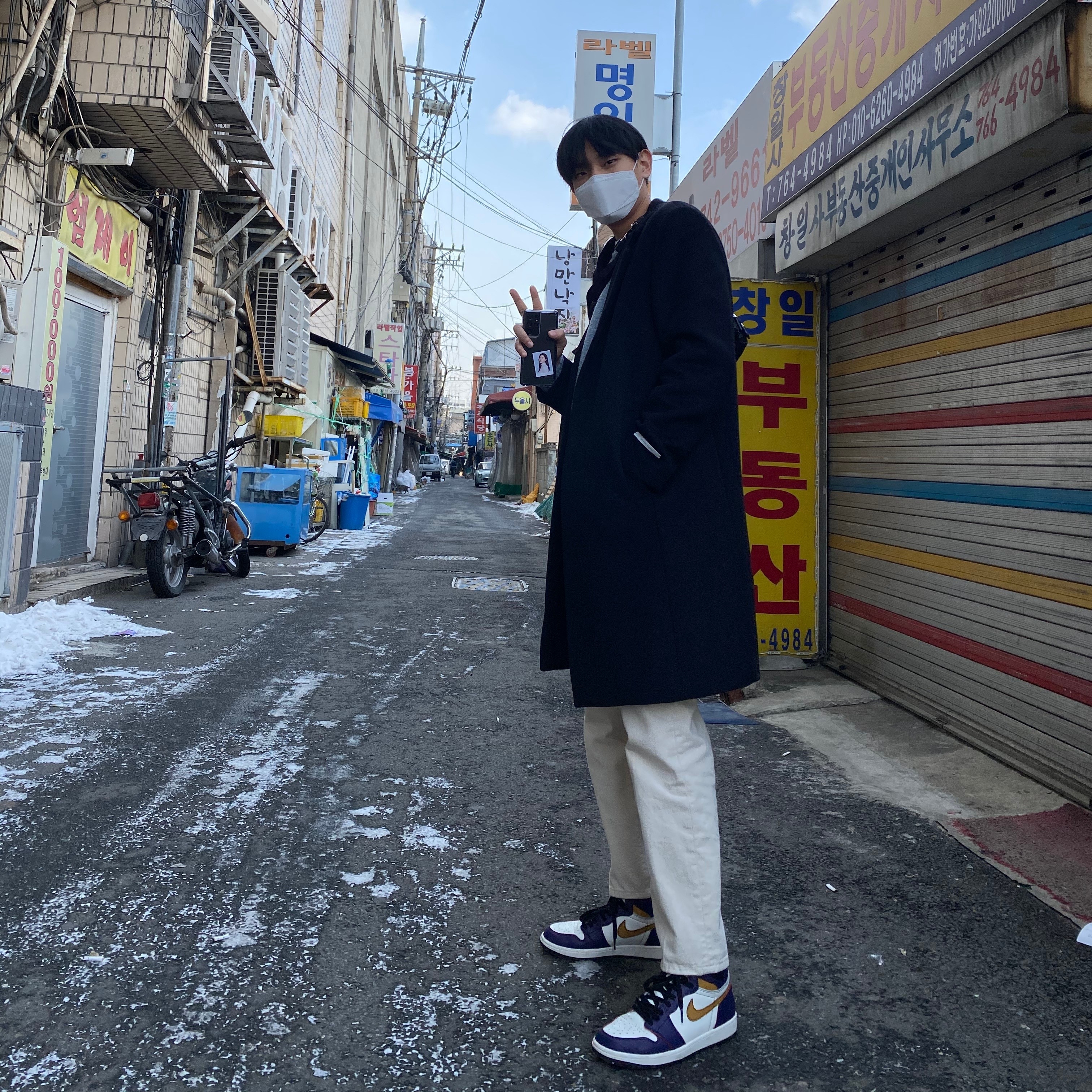 Jordan 1 Retro High OG Defiant SB LA to Chicago 착용 스타일
