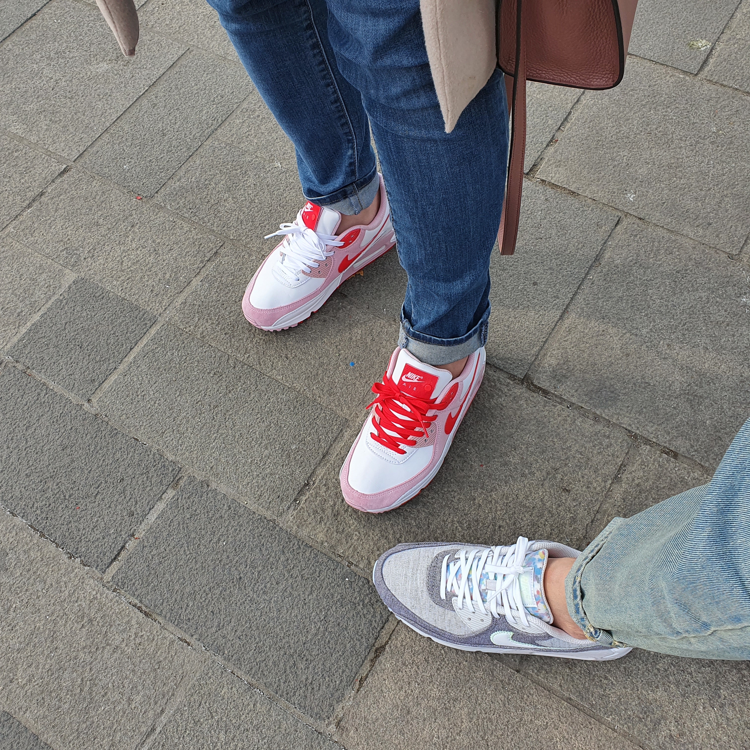 (W) Nike Air Max 90 QS Valentine's Day, Nike Air Max 90 NRG Recycled Canvas Pack 착용 스타일 - 2