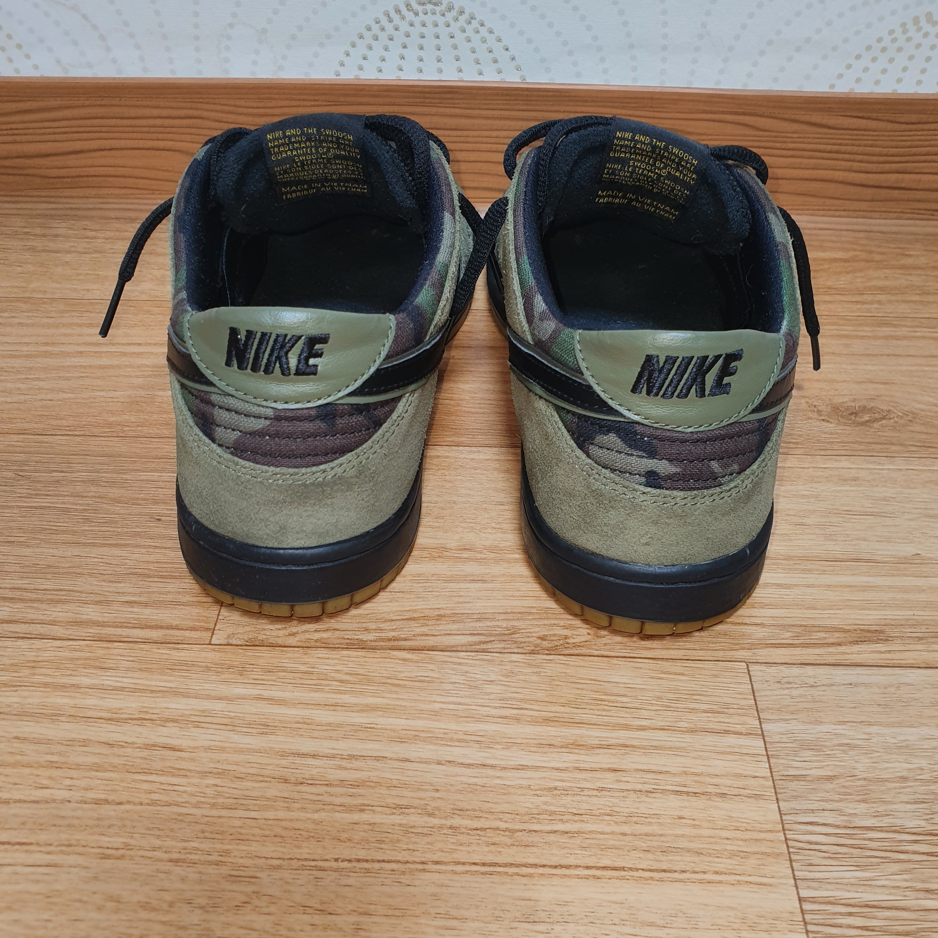 Nike SB Zoom Dunk Low Pro Skate Camo 착용 스타일 - 4