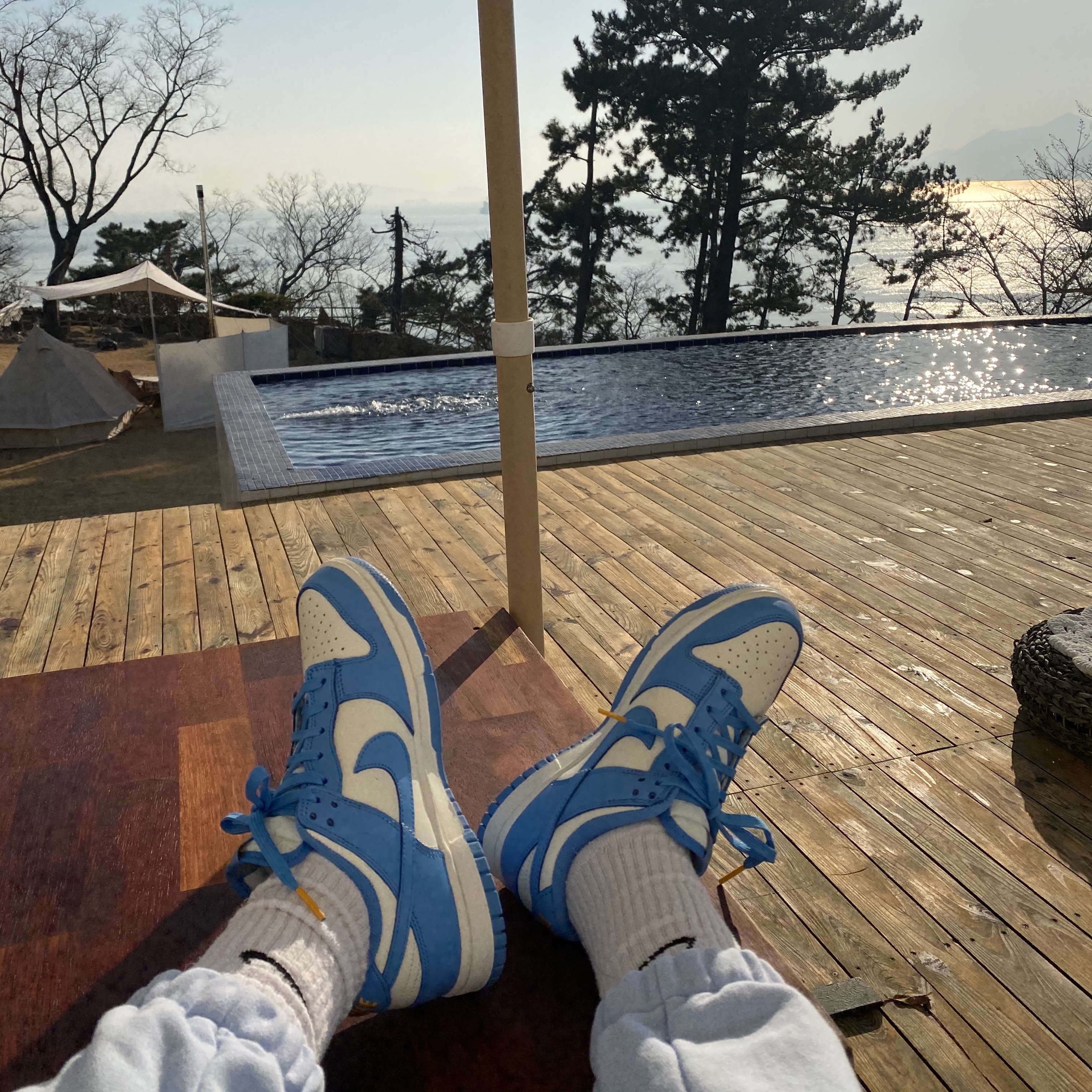 (W) Nike Dunk Low Coast 착용 스타일 - 2