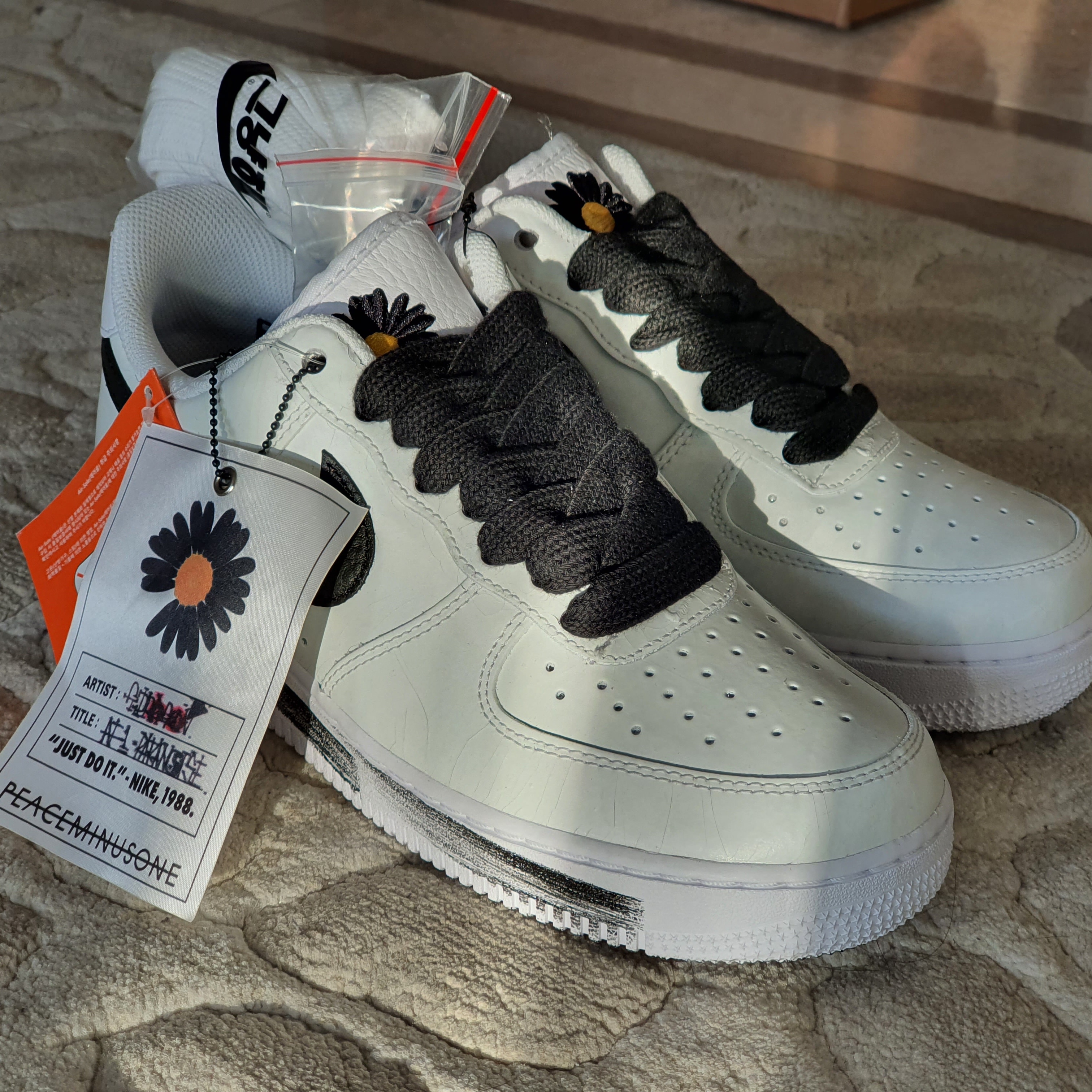 Nike x Peaceminusone Air Force 1 Low Para-Noise 2.0 착용 스타일 - 1