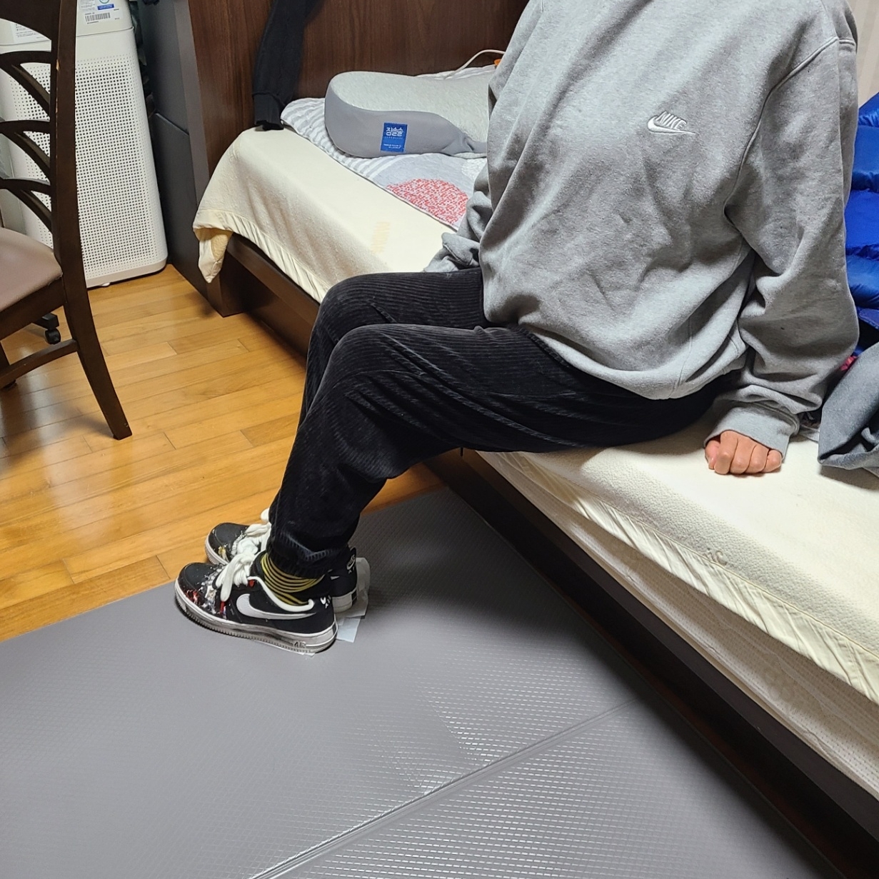 Nike x Peaceminusone Air Force 1 Low Para-Noise 착용 스타일