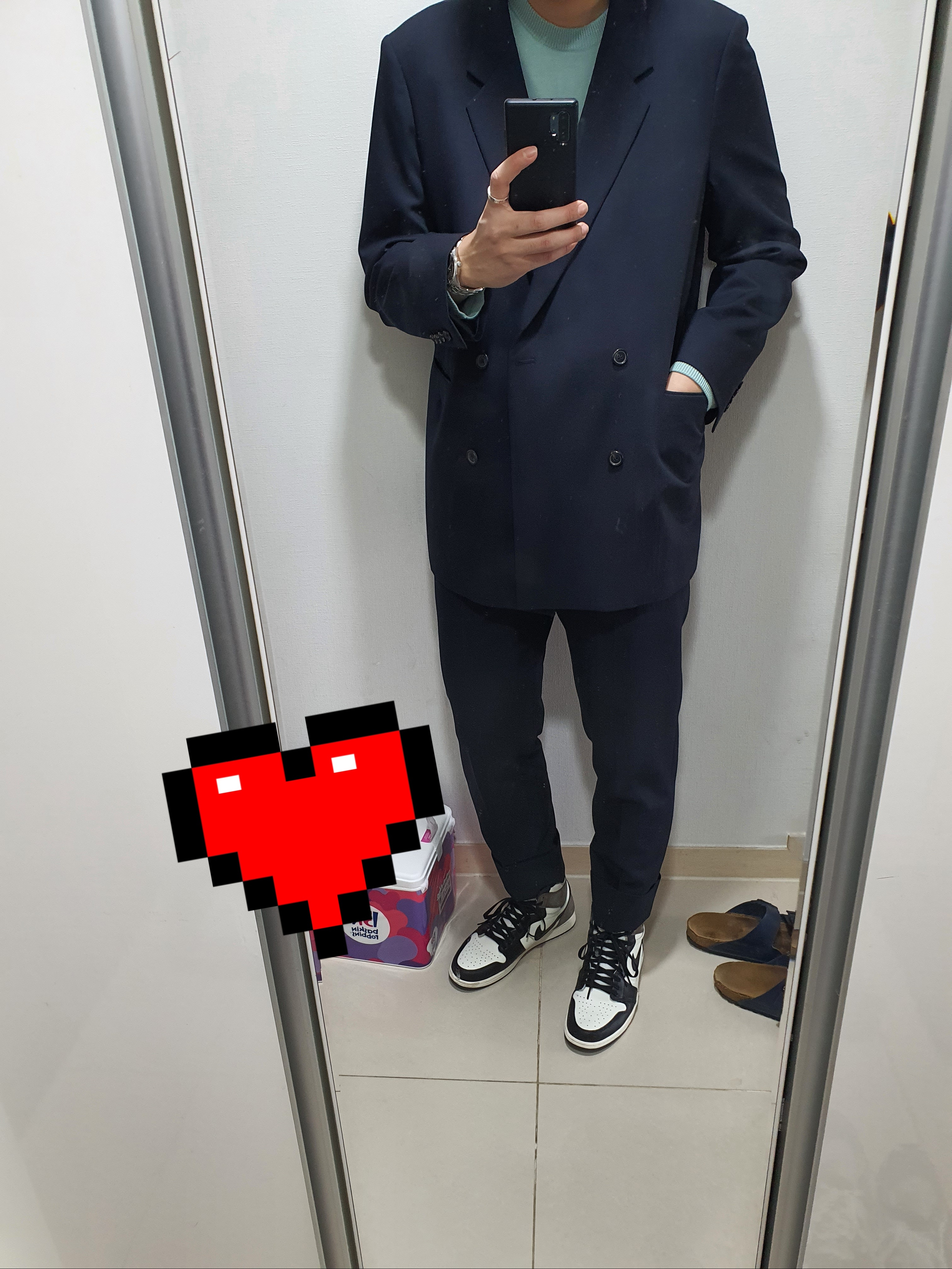 Jordan 1 Retro High OG Black Mocha 착용 스타일