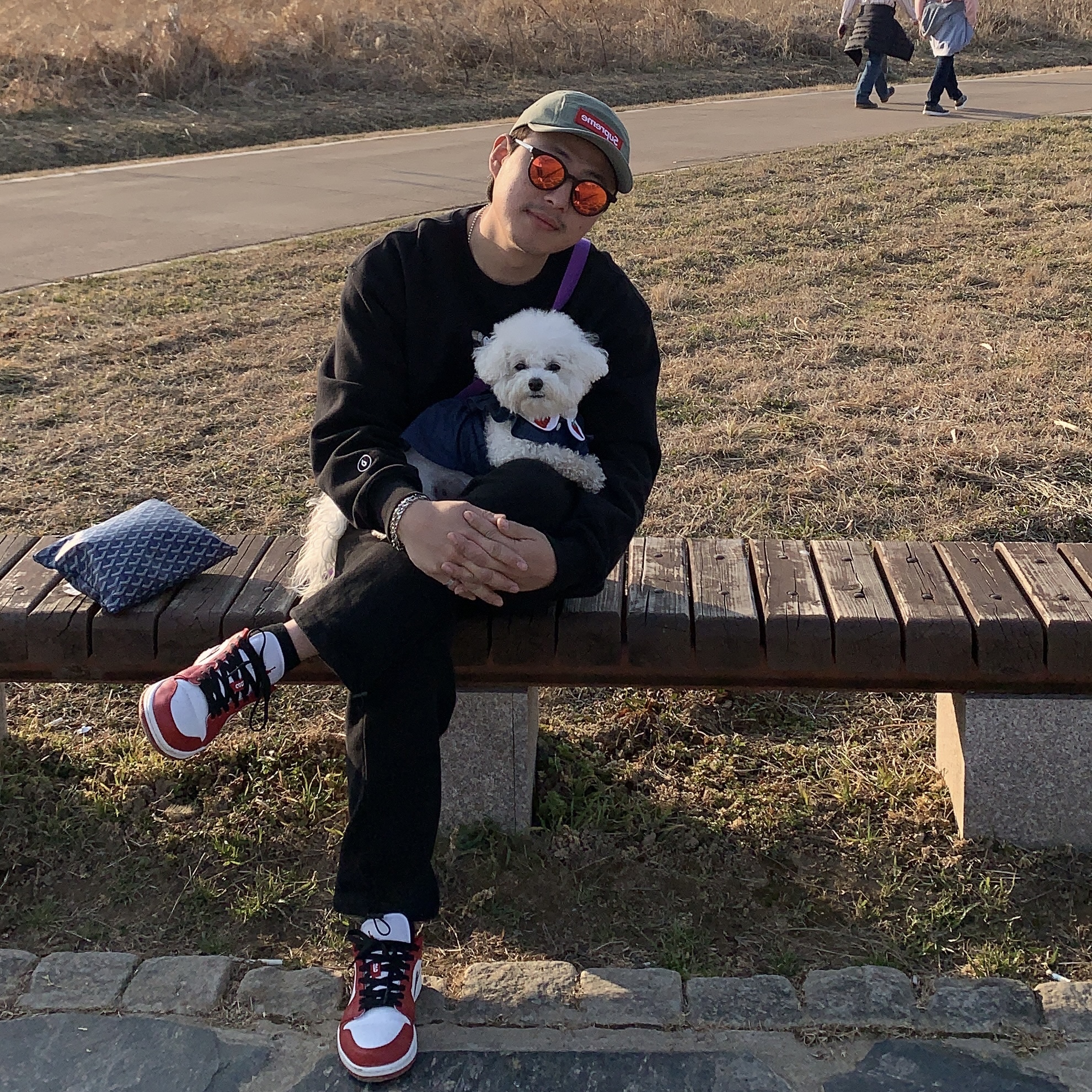 Jordan 1 Low Gym Red White 착용 스타일