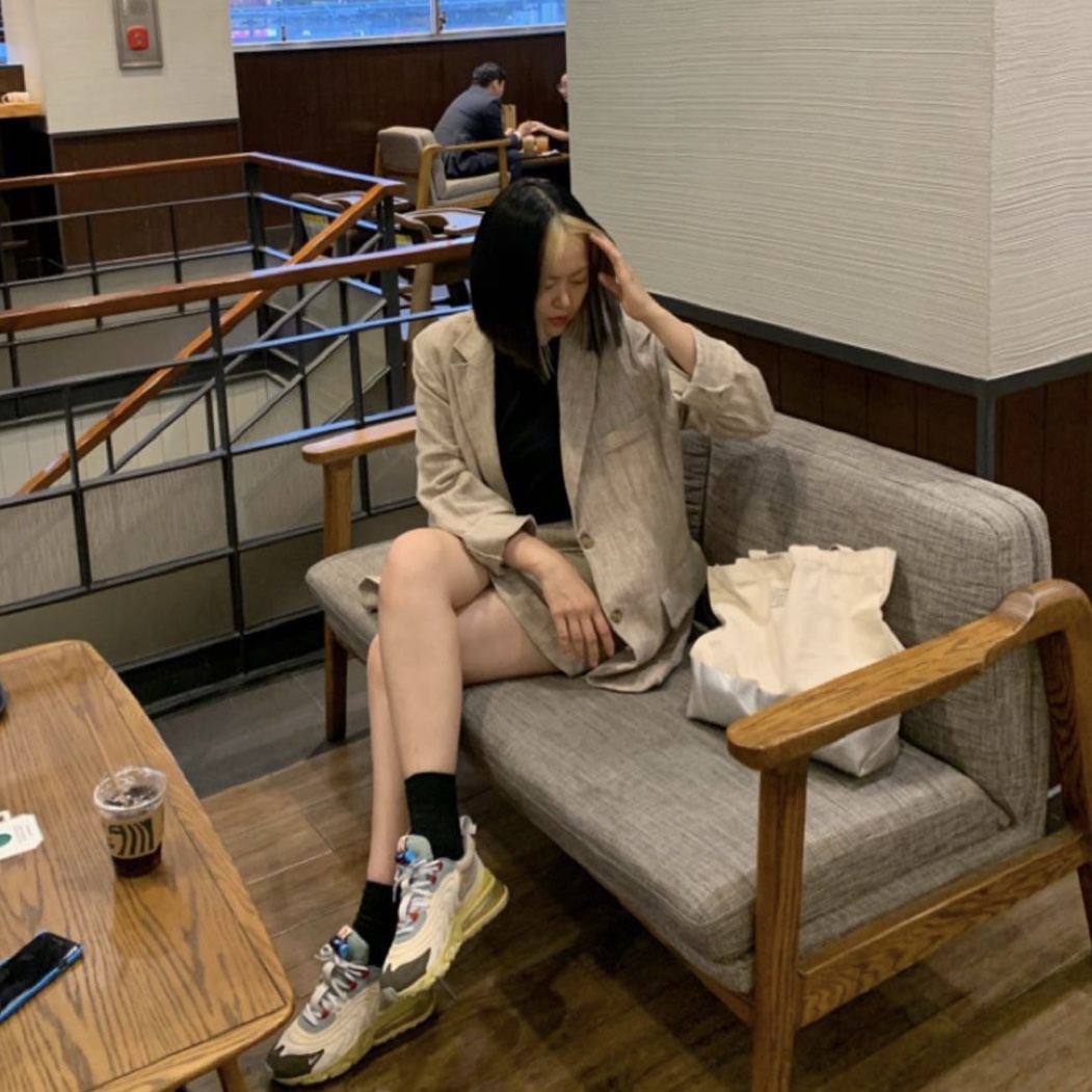 Nike x Travis Scott Air Max 270 React Cactus Trails 착용 스타일