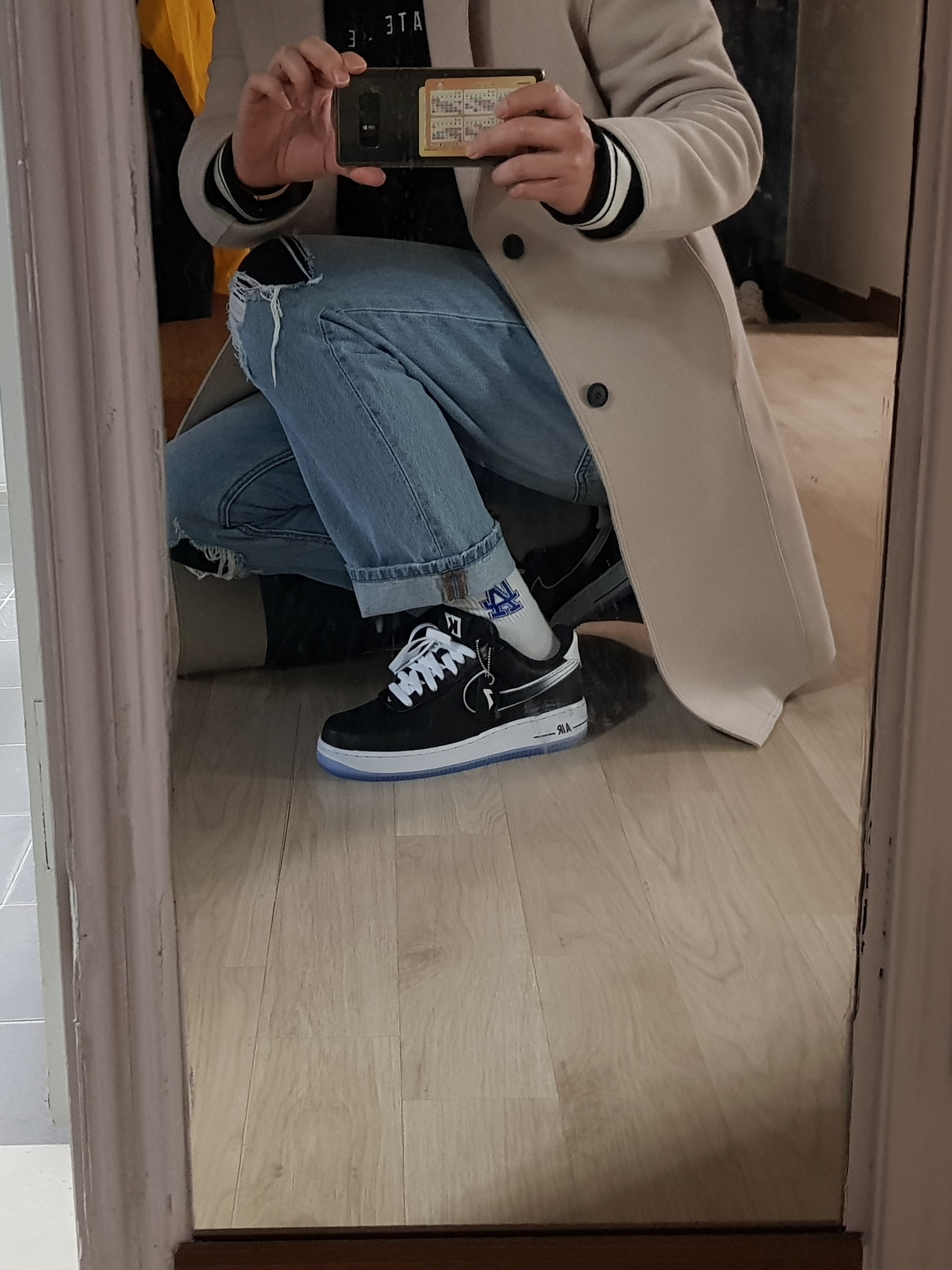Nike Air Force 1 Low Colin Kaepernick 착용 스타일