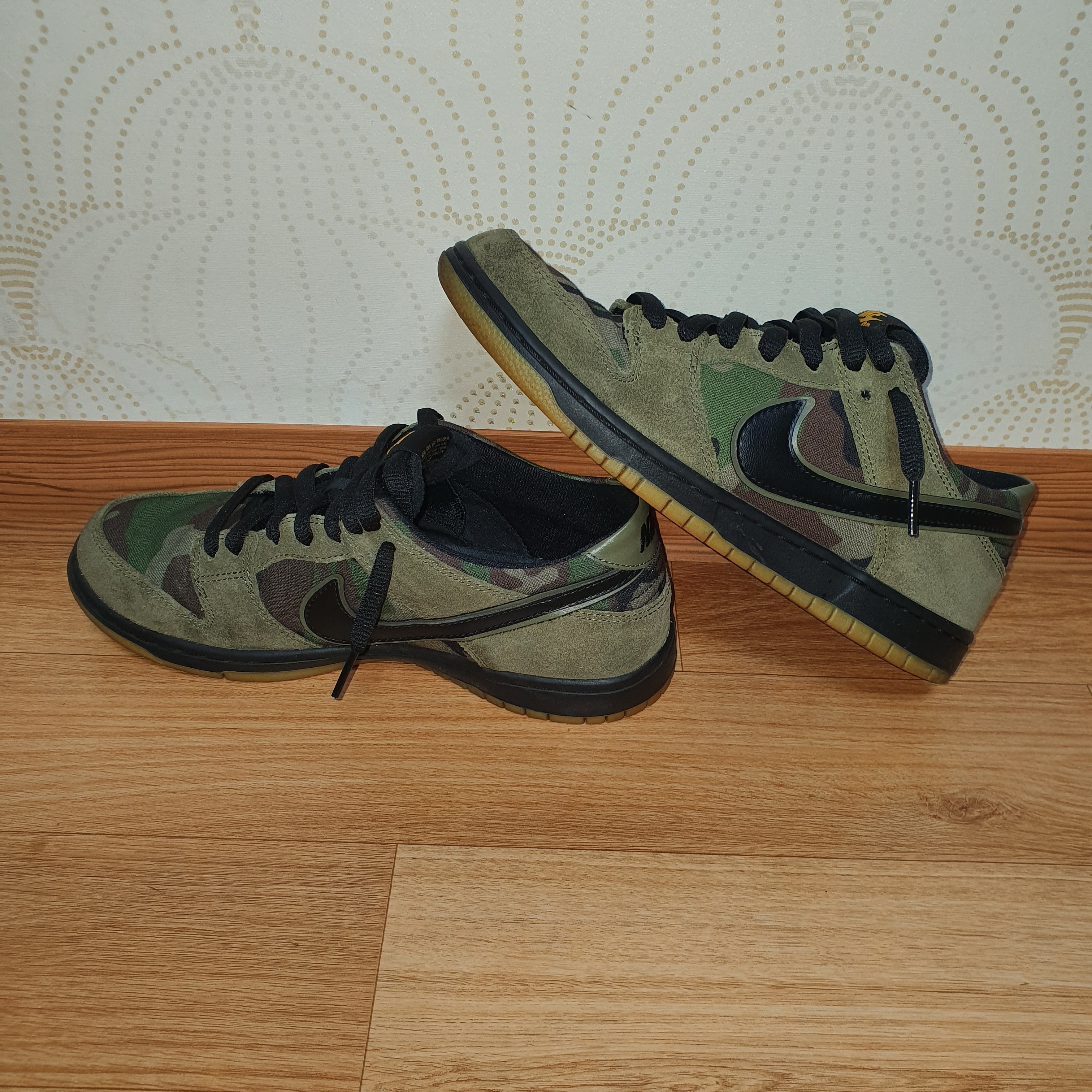 Nike SB Zoom Dunk Low Pro Skate Camo 착용 스타일 - 2