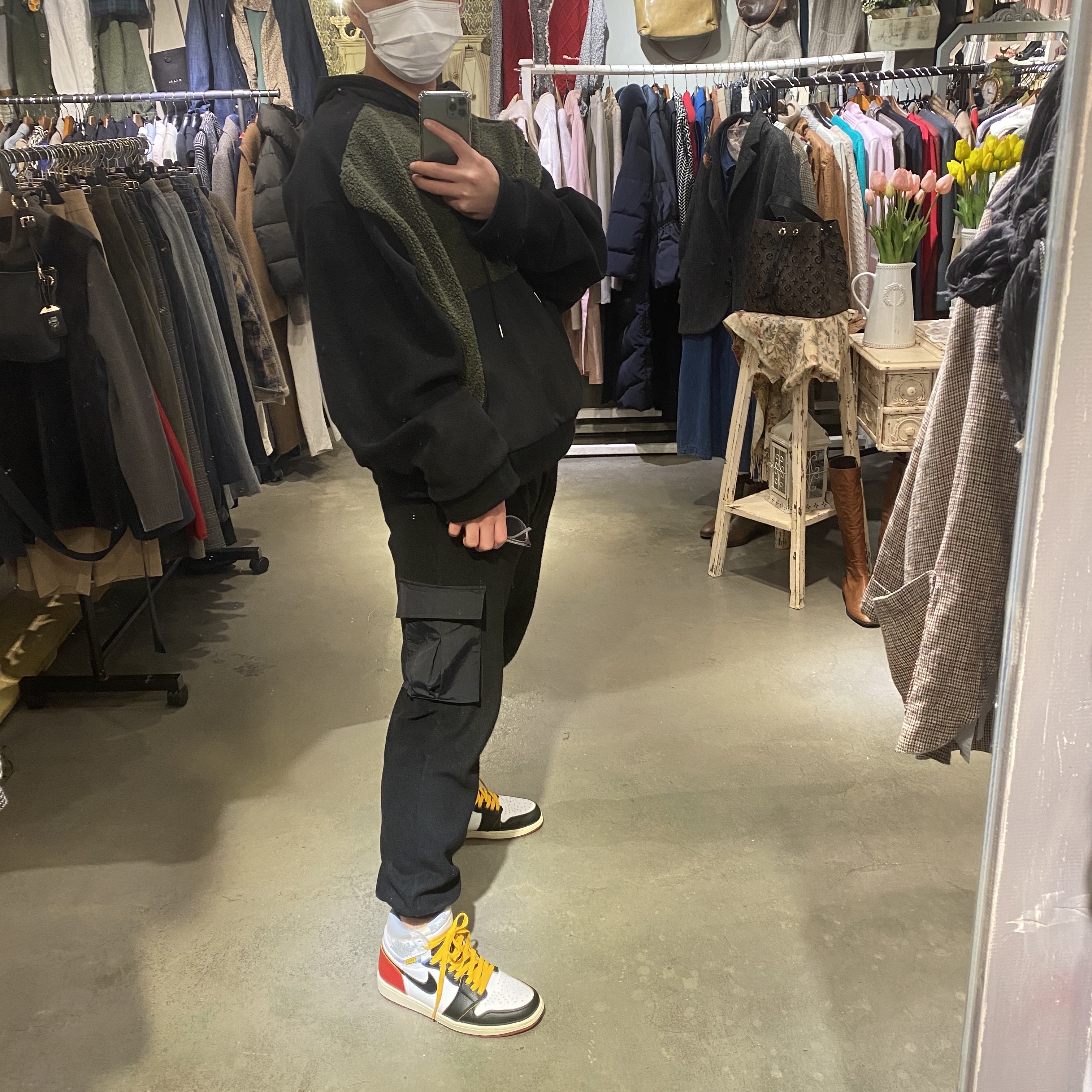 Jordan 1 x Union Retro High Black Toe 착용 스타일