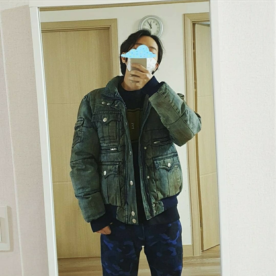BAPE x Levi's Camo 501 93 Model Blue - Asia Exclusive 착용 스타일 - 1