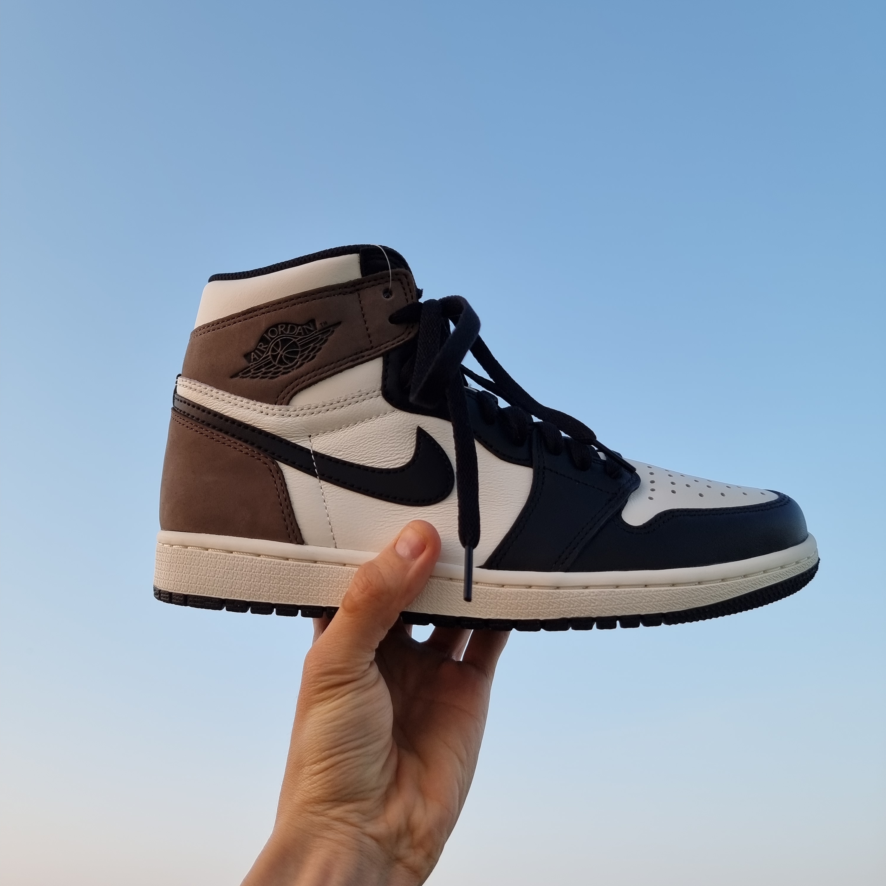 Jordan 1 Retro High OG Black Mocha 착용 스타일 - 2