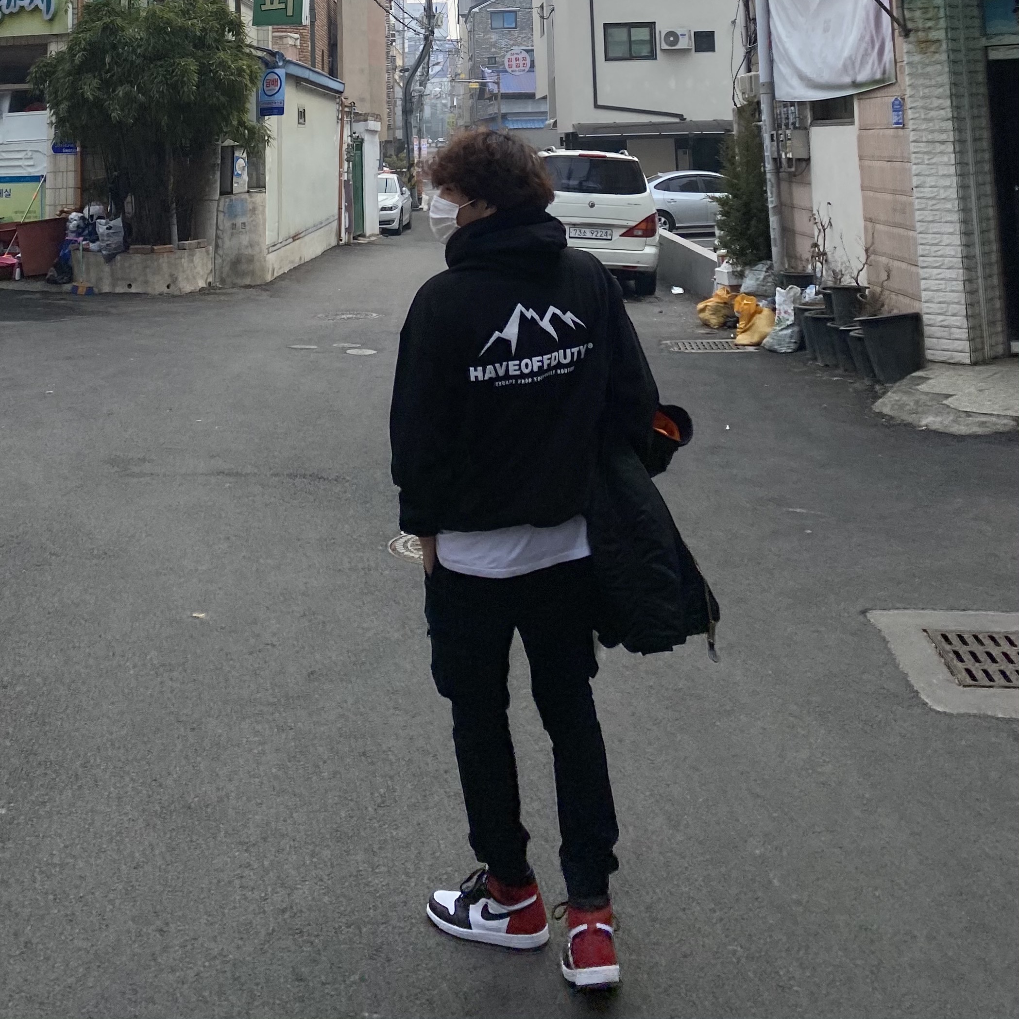 Jordan 1 Retro High OG Black Toe 2016 착용 스타일