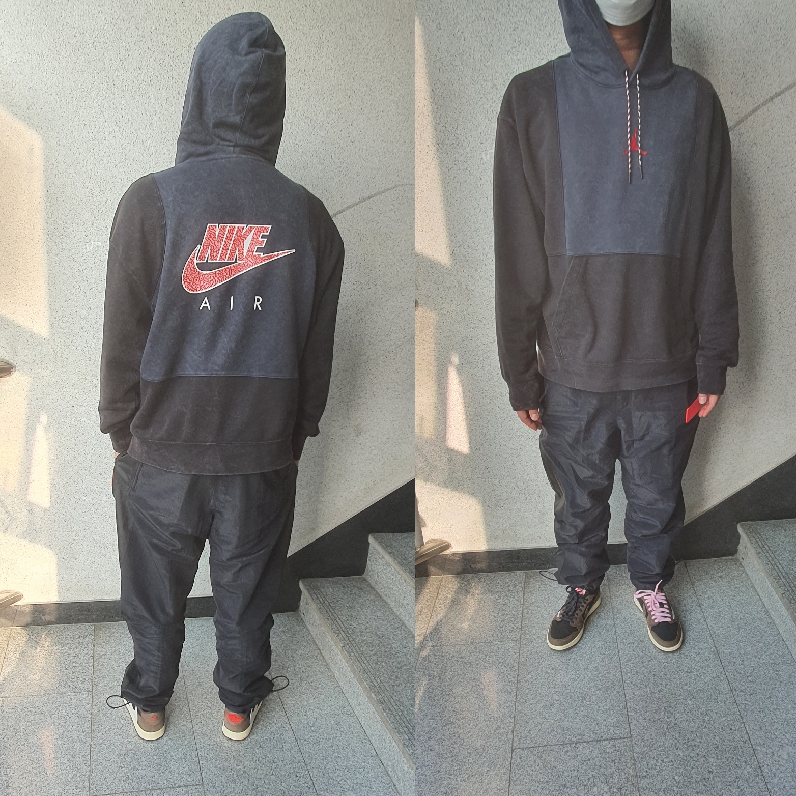 Jordan 1 x Travis Scott Retro Low OG SP Mocha 착용 스타일