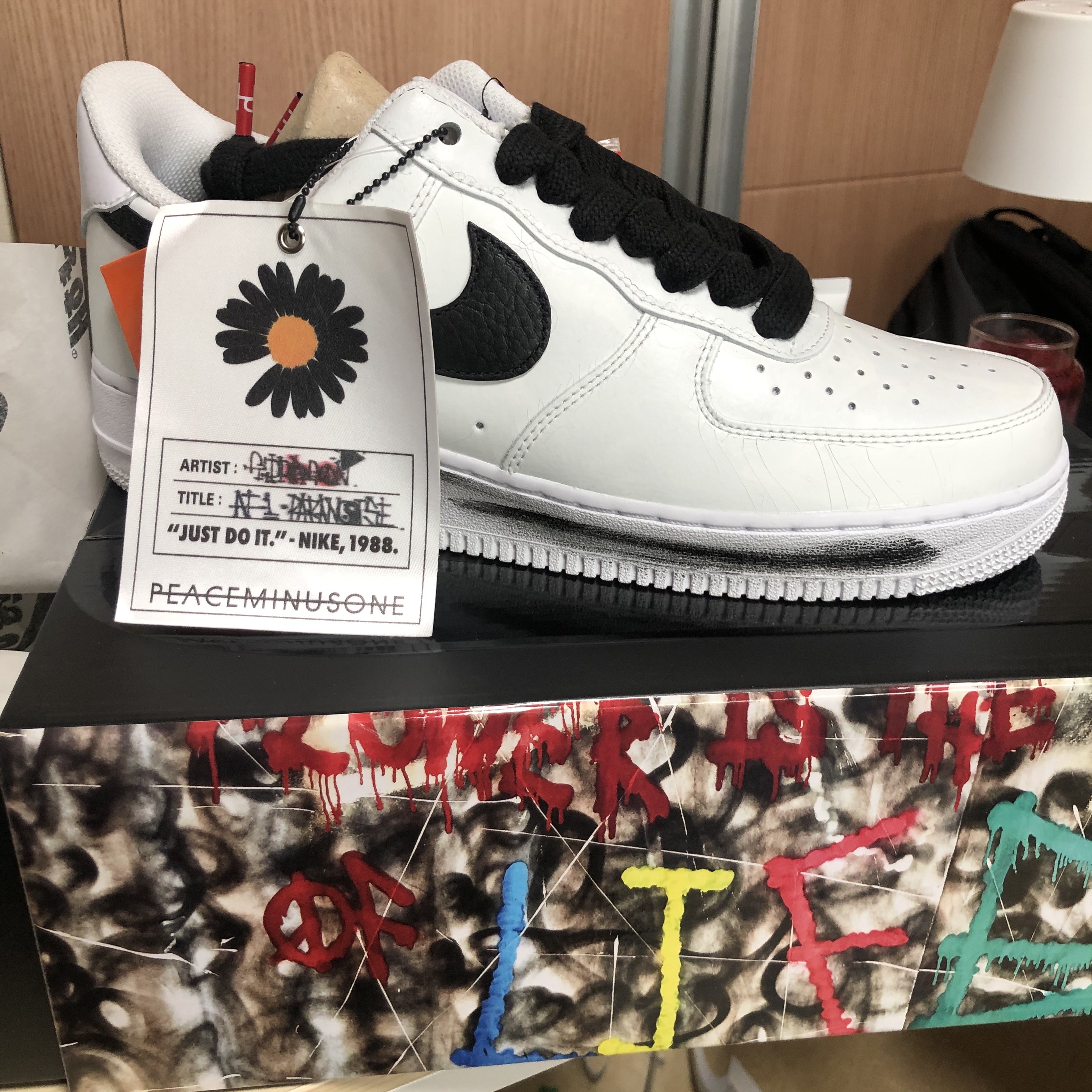 Nike x Peaceminusone Air Force 1 Low Para-Noise 2.0 착용 스타일 - 1