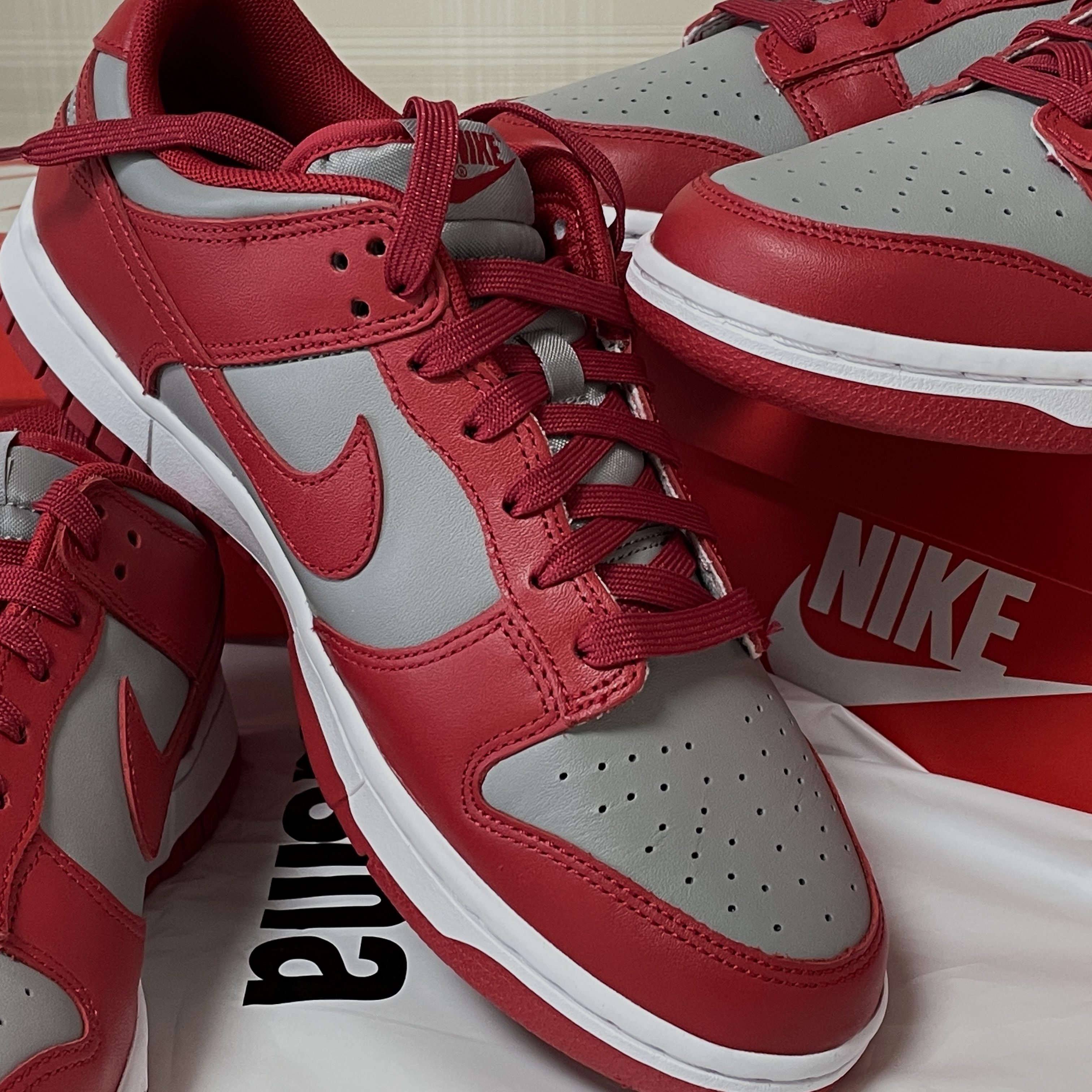 Nike Dunk Low Retro Medium Grey 착용 스타일 - 3