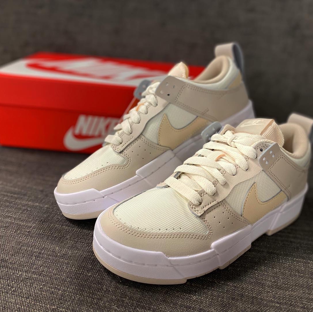 (W) Nike Dunk Low Disrupt Desert Sand 착용 스타일 - 2