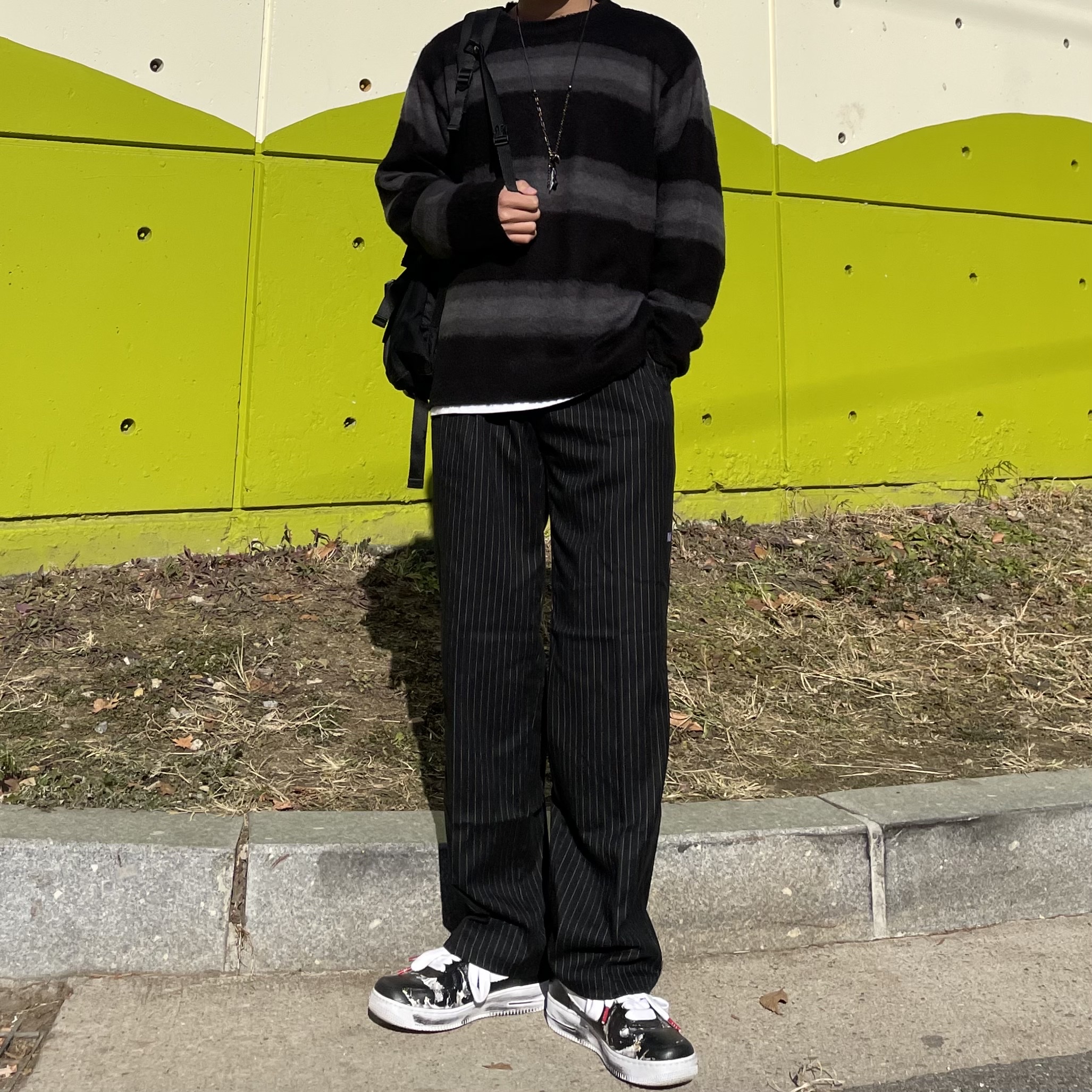Nike x Peaceminusone Air Force 1 Low Para-Noise 착용 스타일
